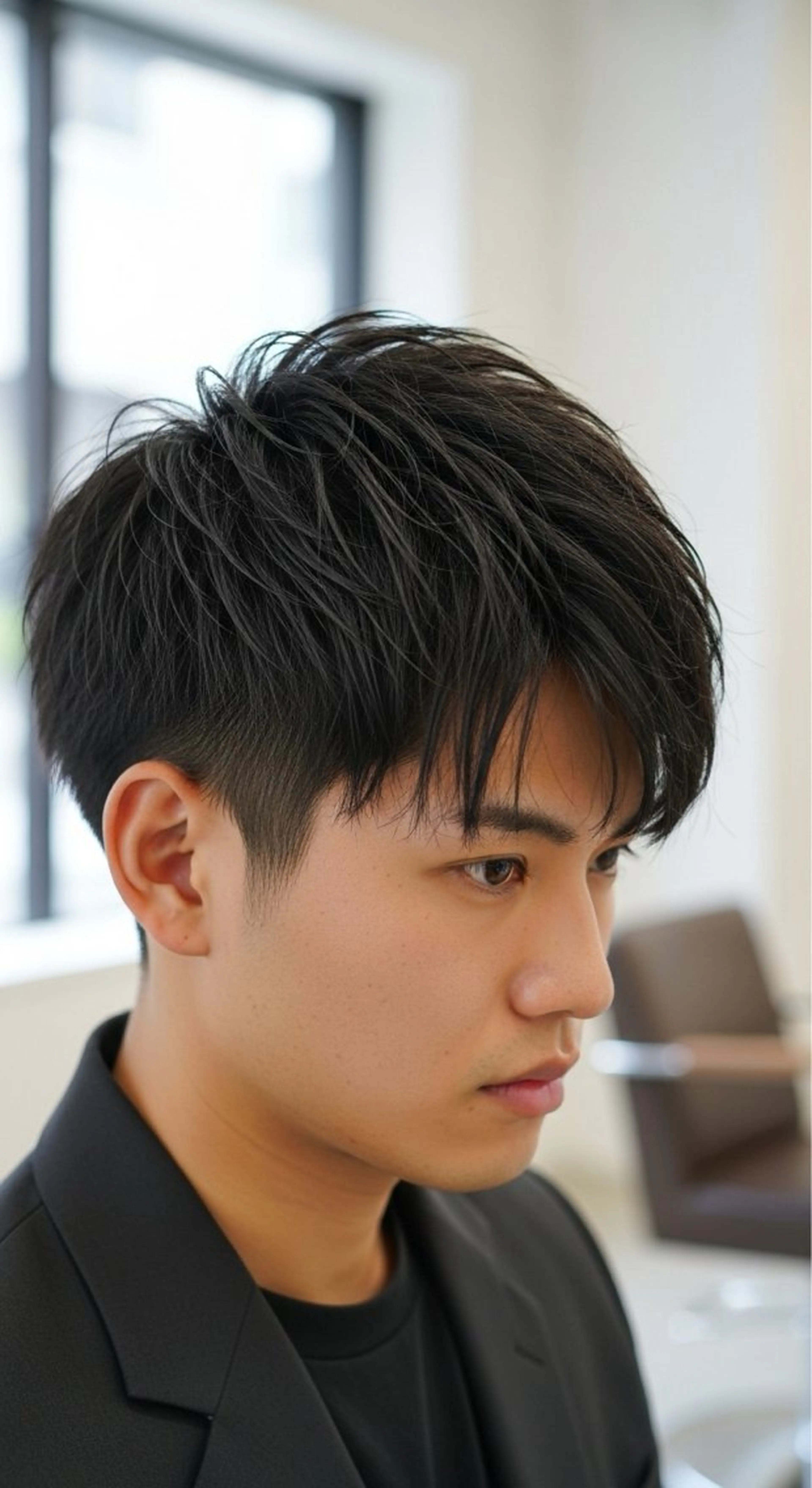 ショート メンズ ビジネス メンズパーマ メンズショート くせ毛 ショートヘア カット 🔮メンズ縮毛矯正 メンズパーマ💎竹永のヘアスタイル