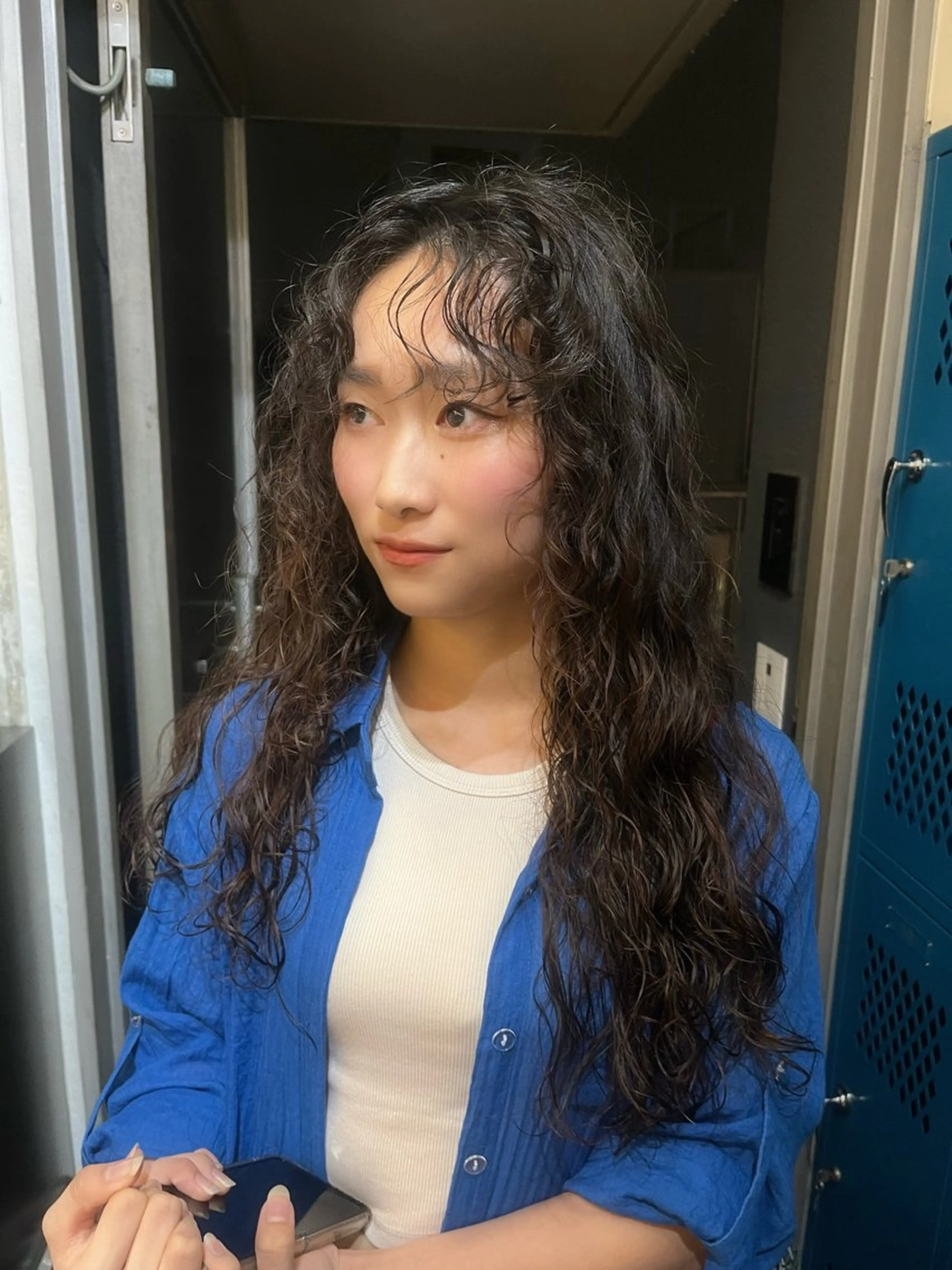 ロング パーマ 韓国ボブ/ハッシュ カットKIRAのヘアスタイル