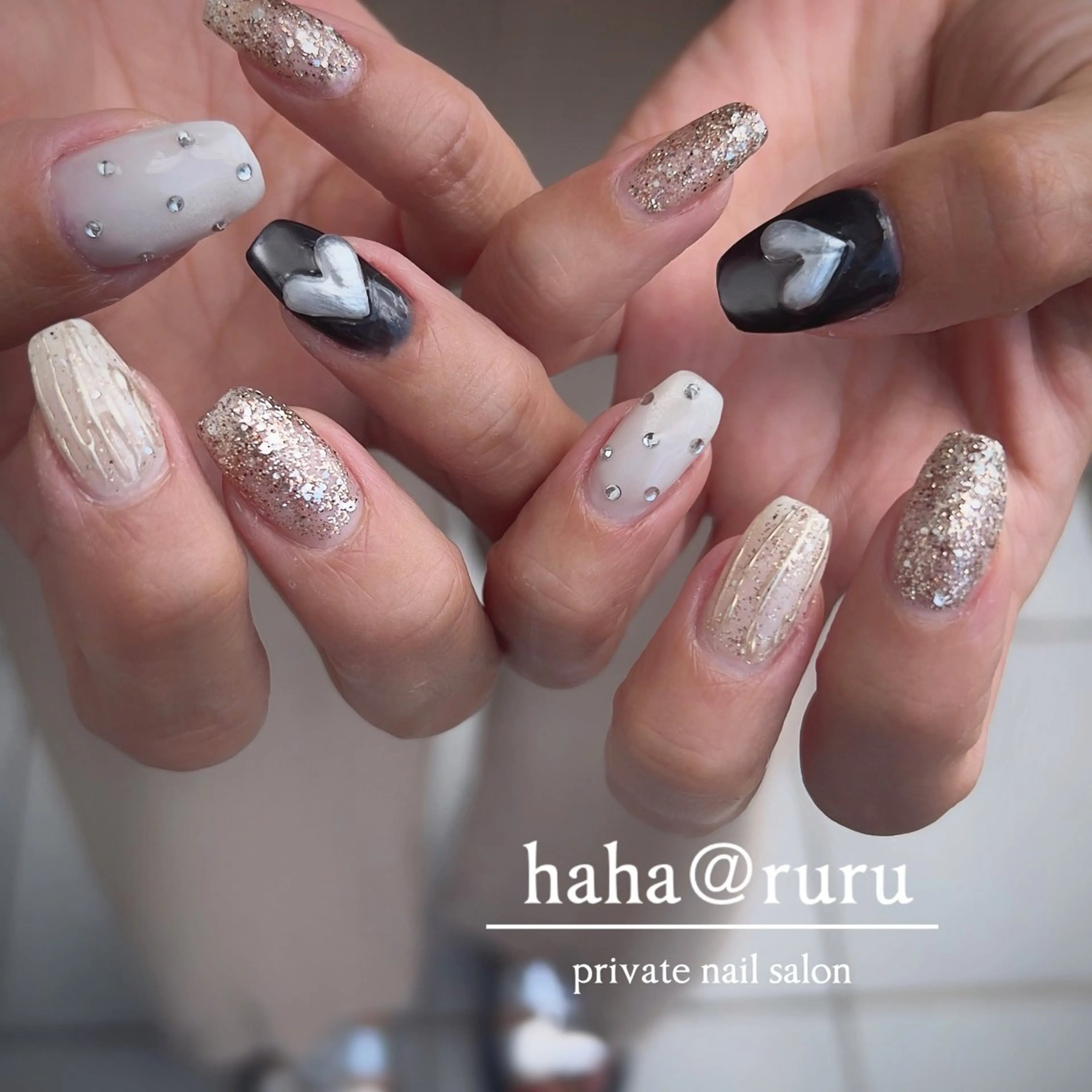 ネイル 持ち込み haha@ ruruのネイルデザイン