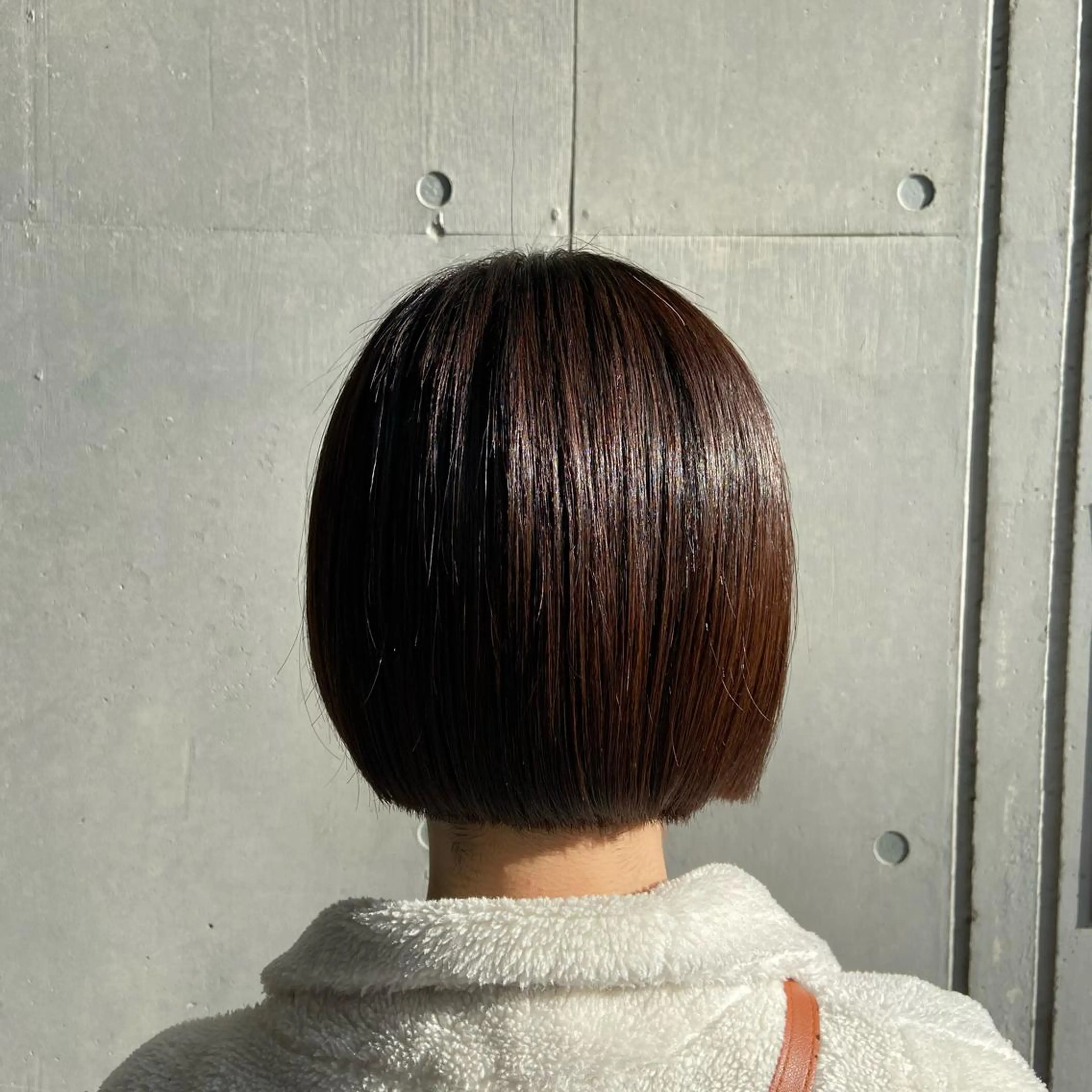 ショート パーマ ストレートパーマ カット 縮毛矯正 大人かわいいインナー カラー/菊池柊真🎨のヘアスタイル