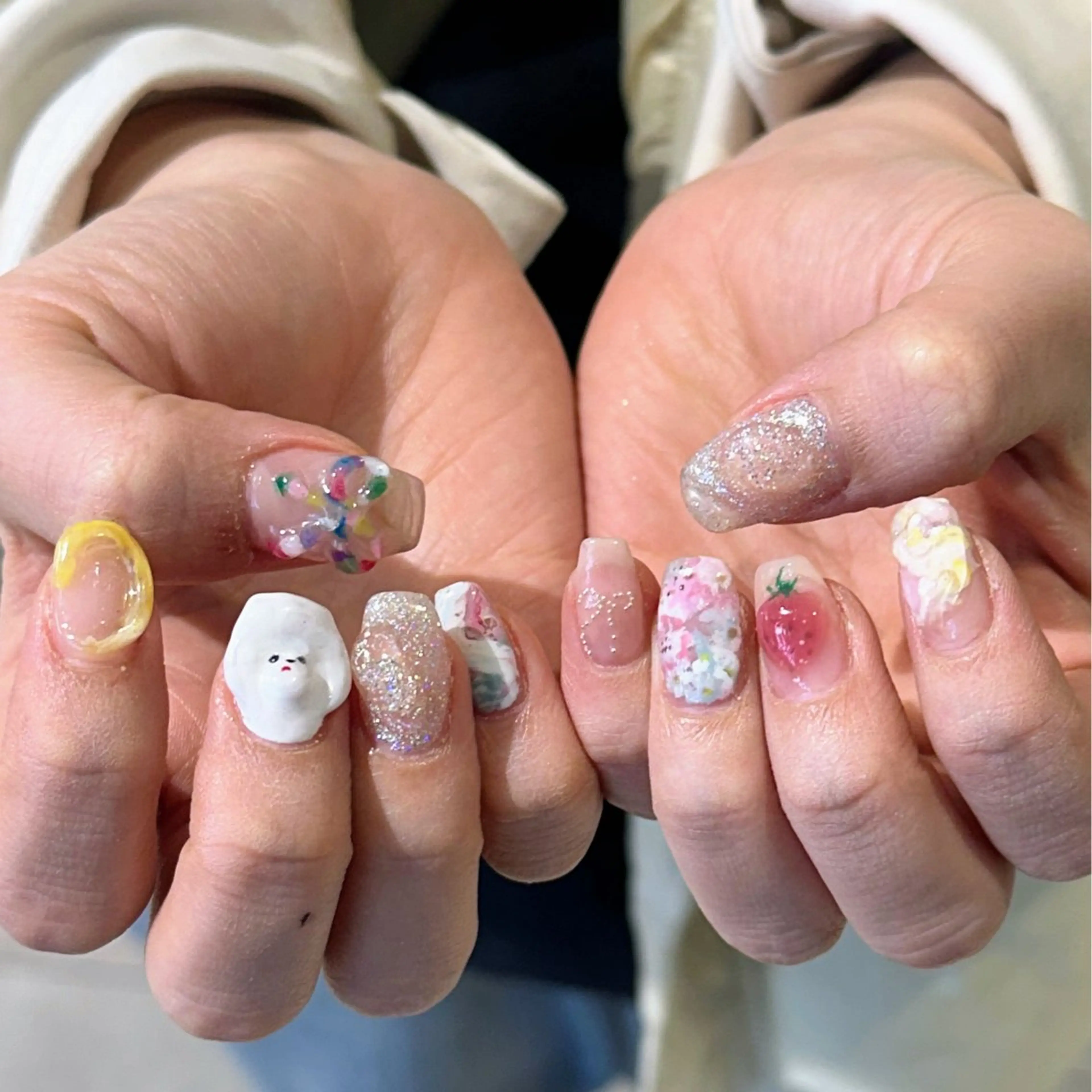 ネイル ハイトーン特化 pepe🎀のヘアスタイル