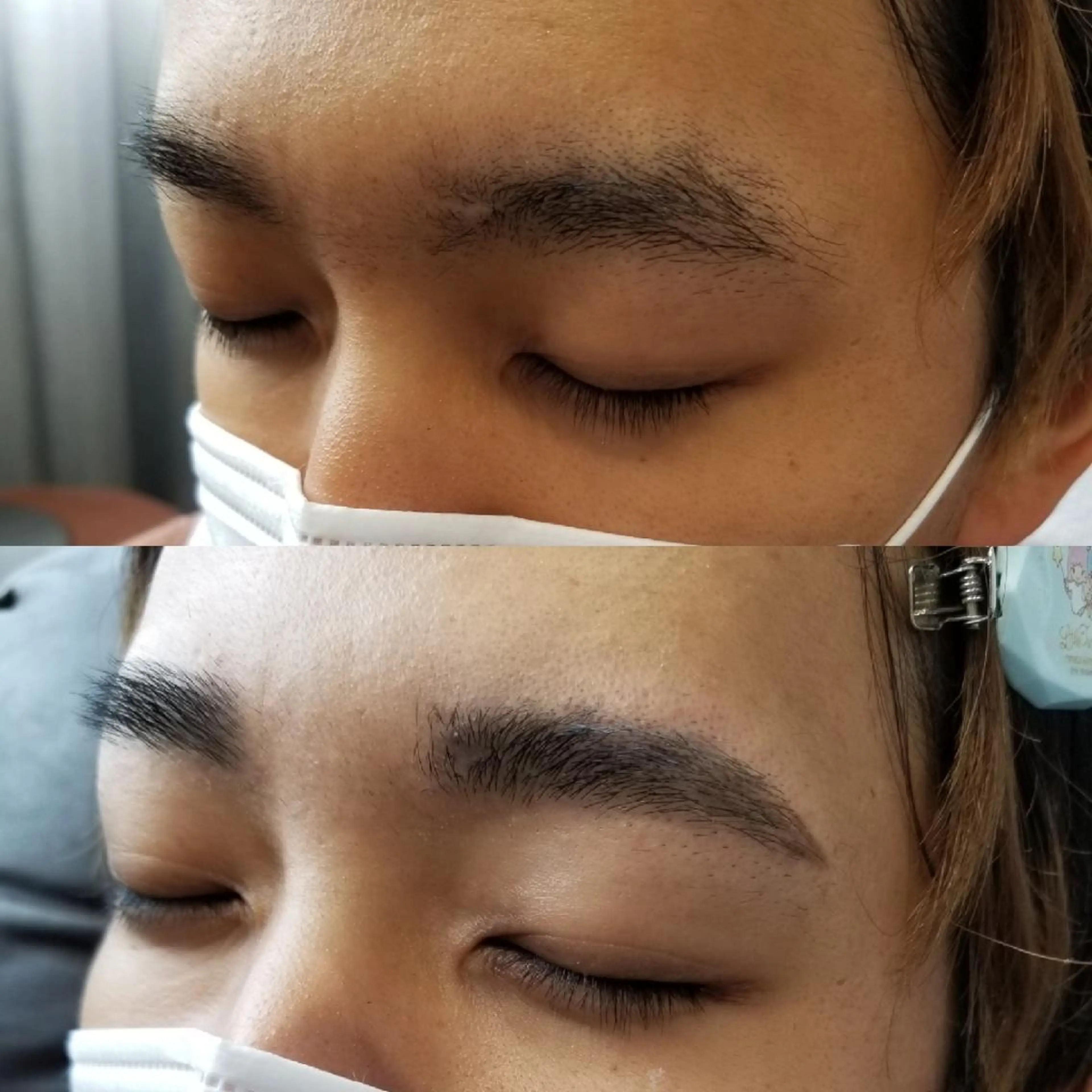 アイブロウ 眉毛ワックス脱毛 阿部 知世のマツエク・マツパデザイン