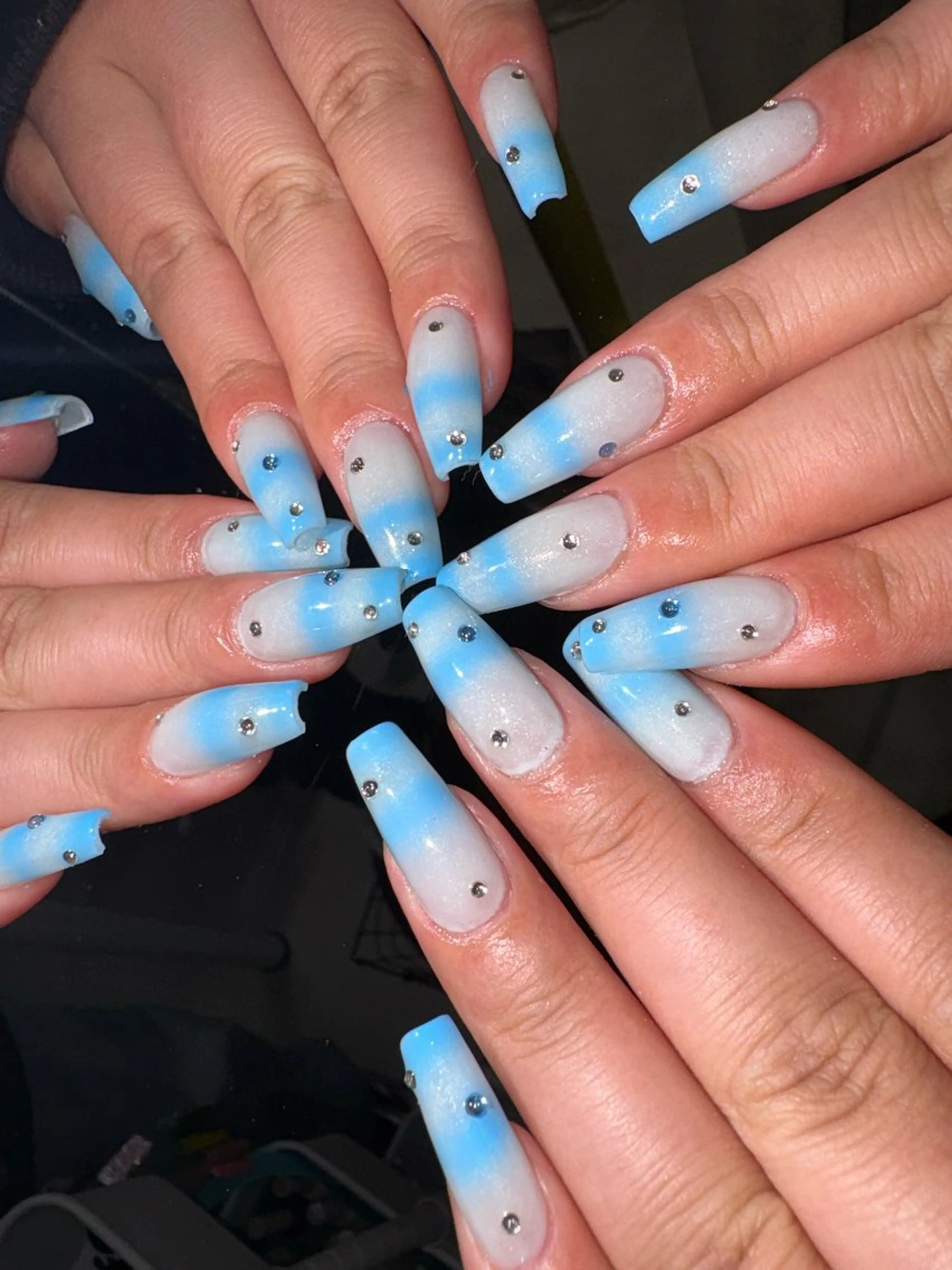 ネイル ハンドネイル 33nail✴️栄 スミレ❇️Gel-xのネイルデザイン