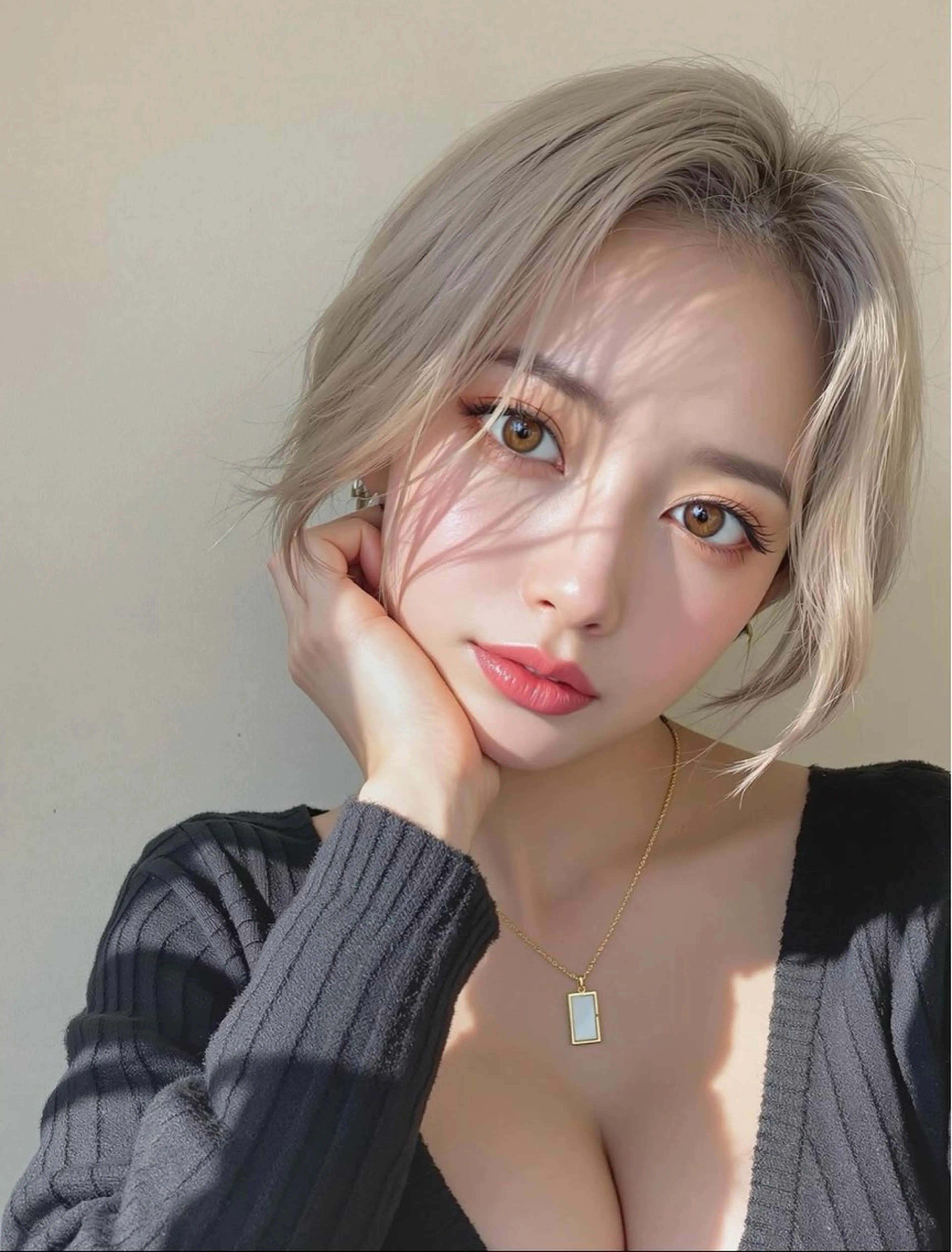 ケアブリーチ一回➕カラー一回➕超音波トリートメント1STEP 韓国風の写真