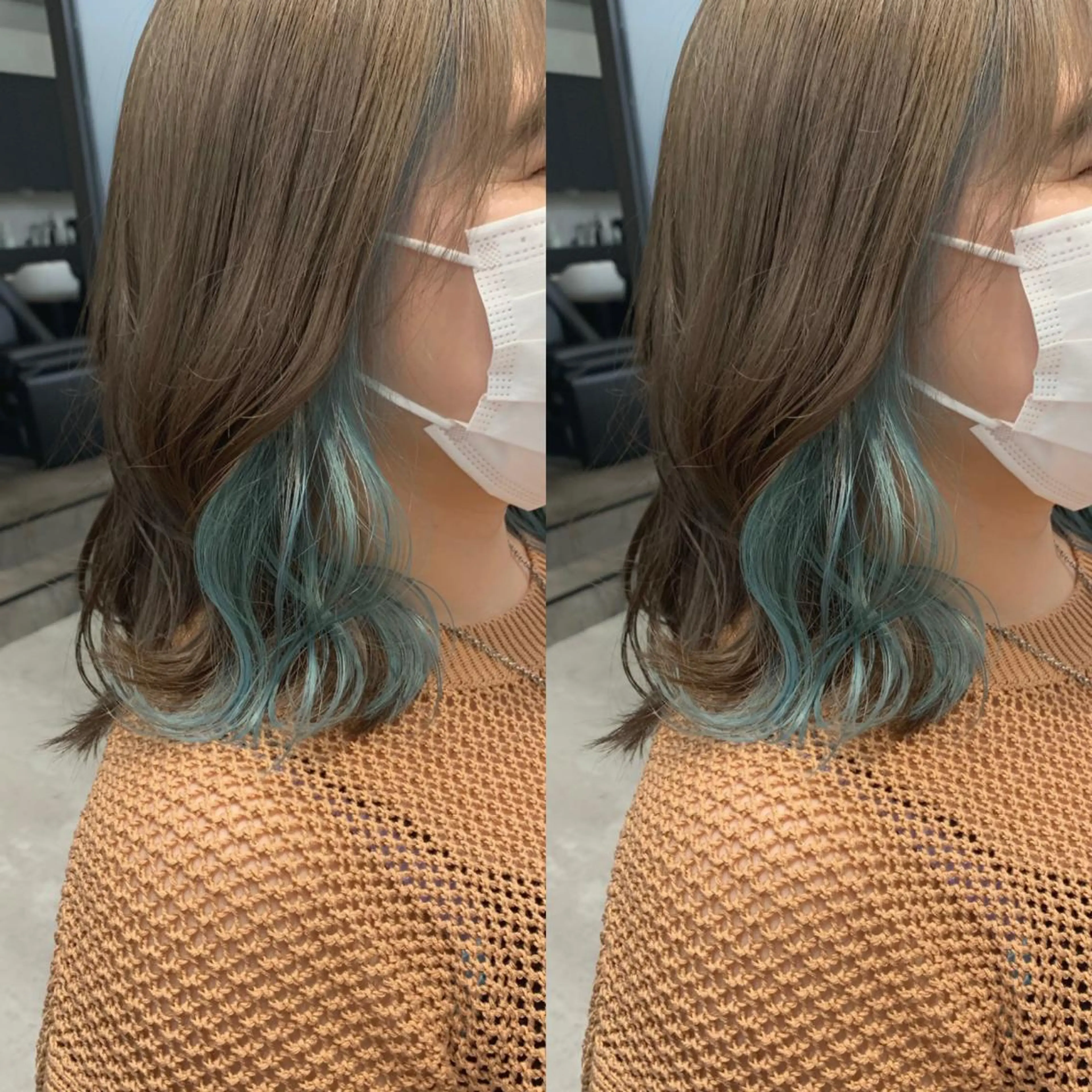 ミディアム カラー 髪質改善特化 ミサワコウキのヘアスタイル