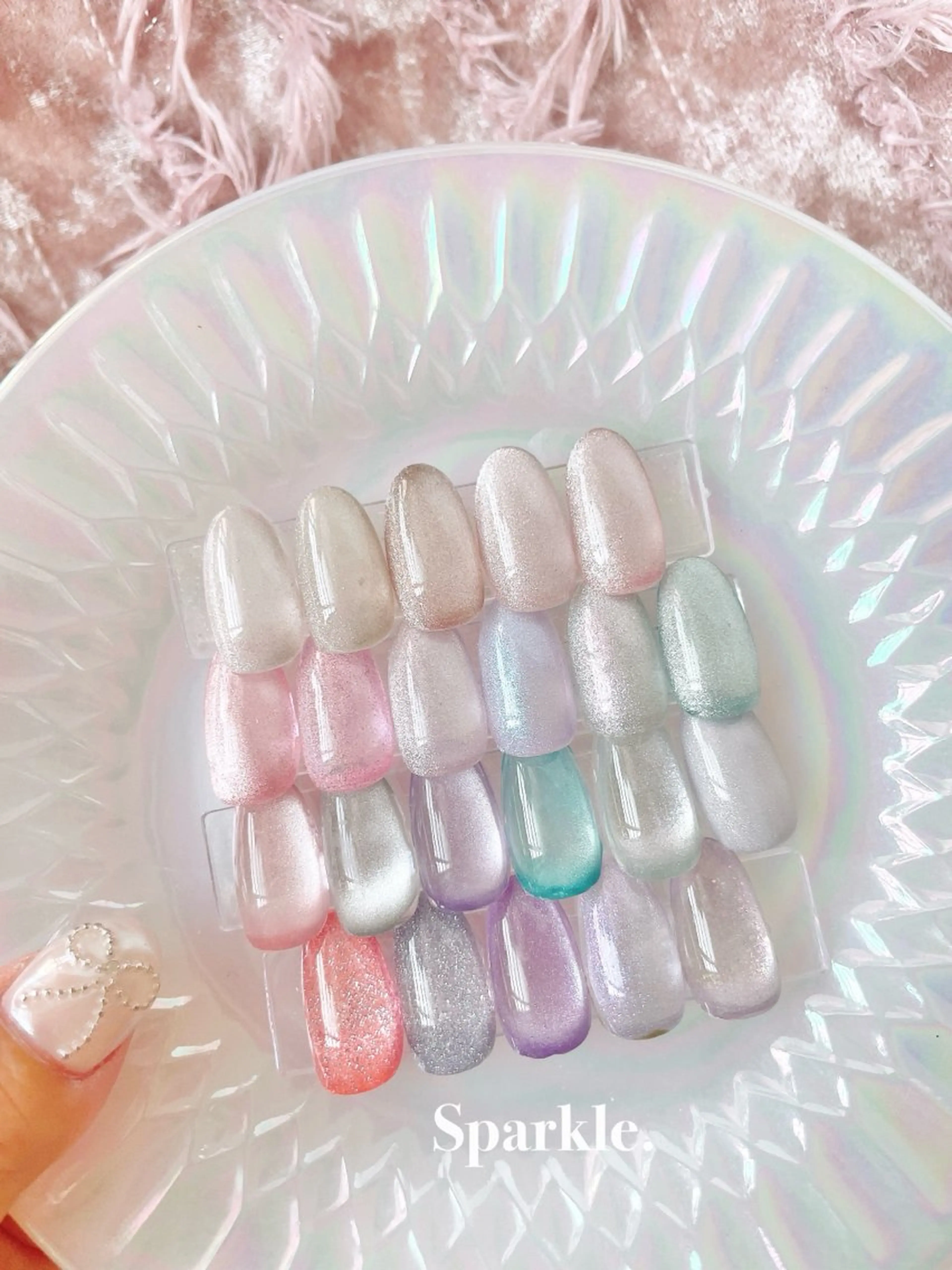 マグネットネイルワンカラー【オフケア込み】☁️パラジェルフィルインの写真