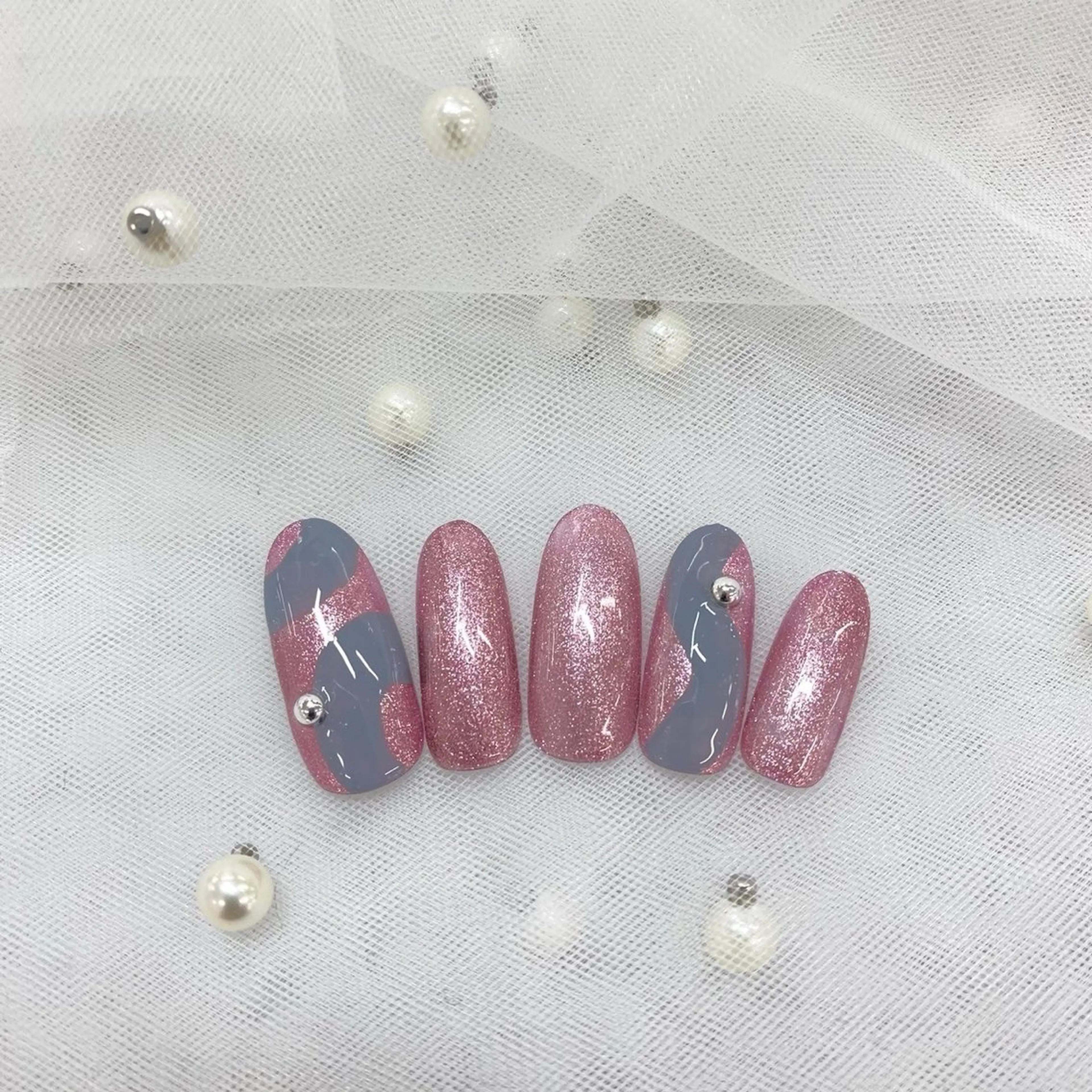 ネイル ⭐︎休業中の練習⭐︎ JNA認定講師髙橋のネイルデザイン