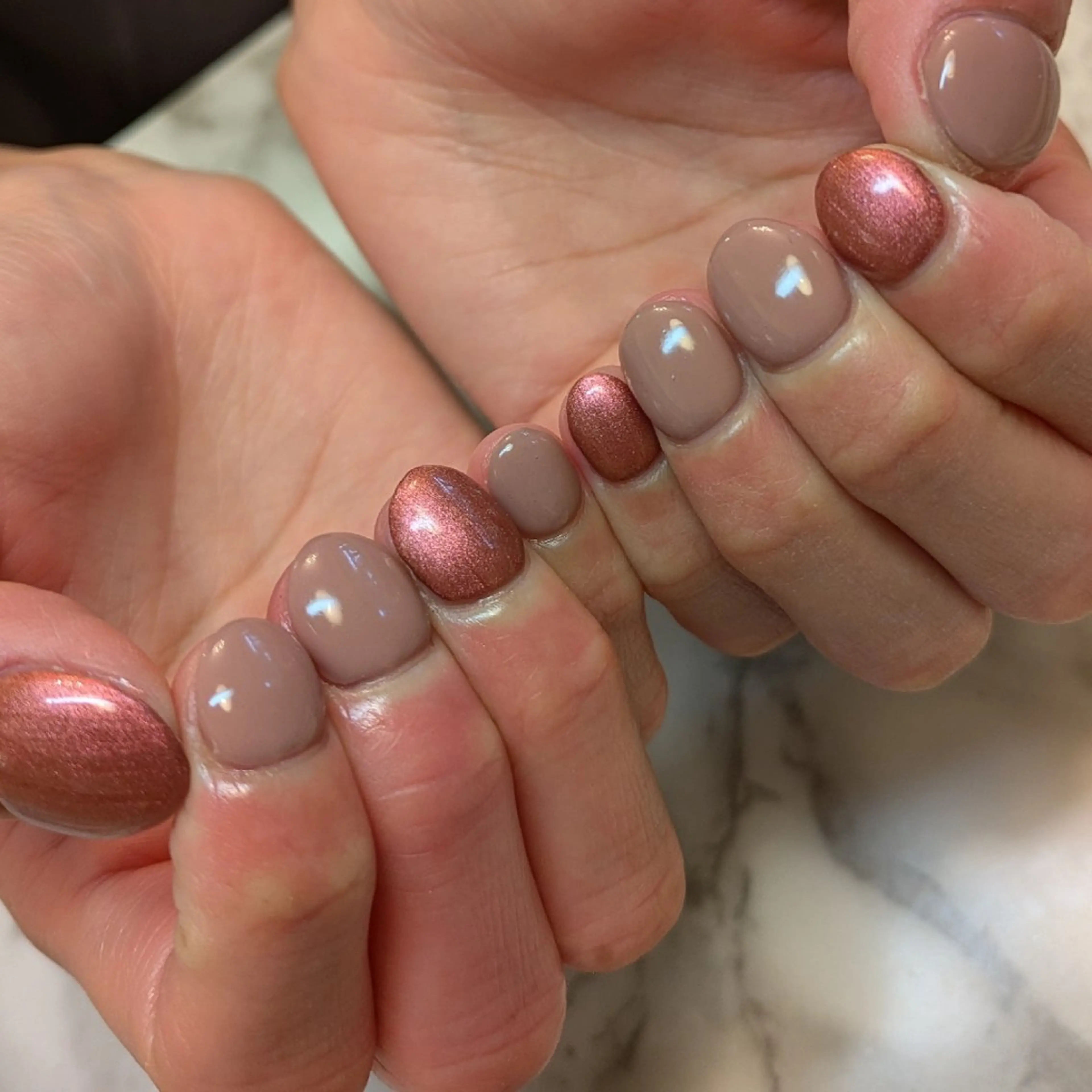 ネイル シンプルネイル ジェヌインネイル 河内のネイルデザイン