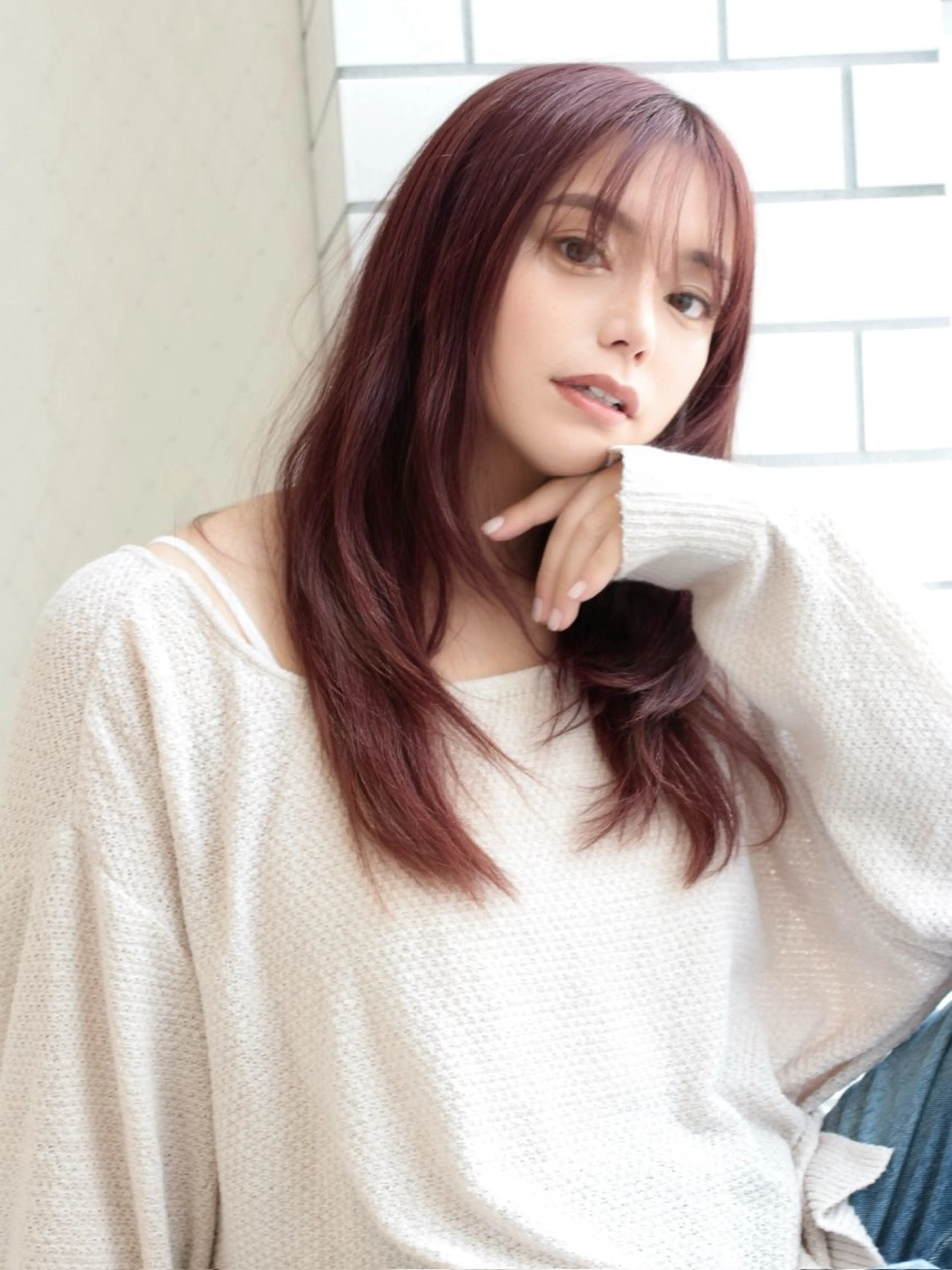 ロング 小顔カット/レイヤー 【WiLL】加藤のヘアスタイル