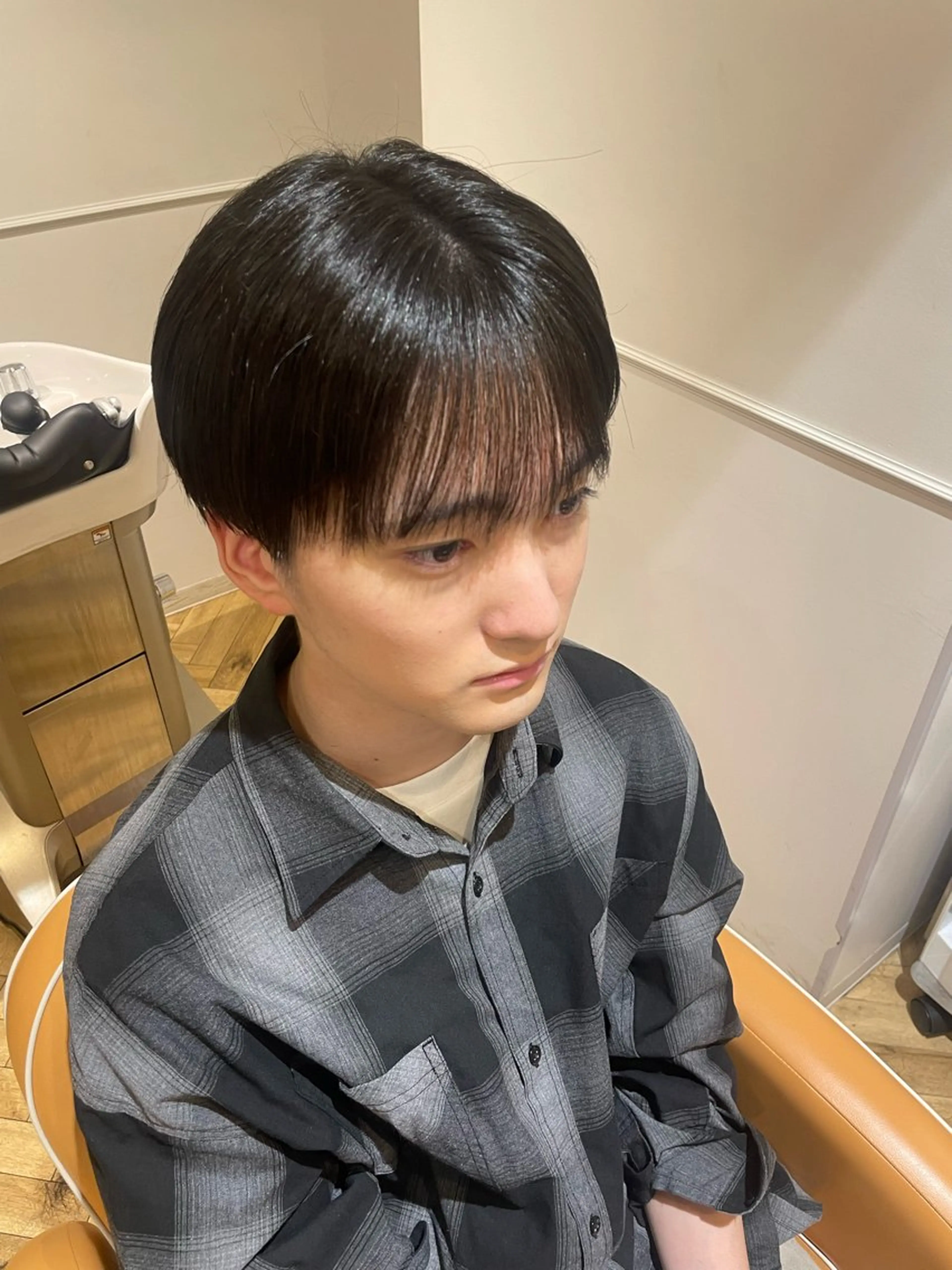 メンズ マッシュ シースルーマッシュ ✨似合わせstyle ✨mei🦋のヘアスタイル