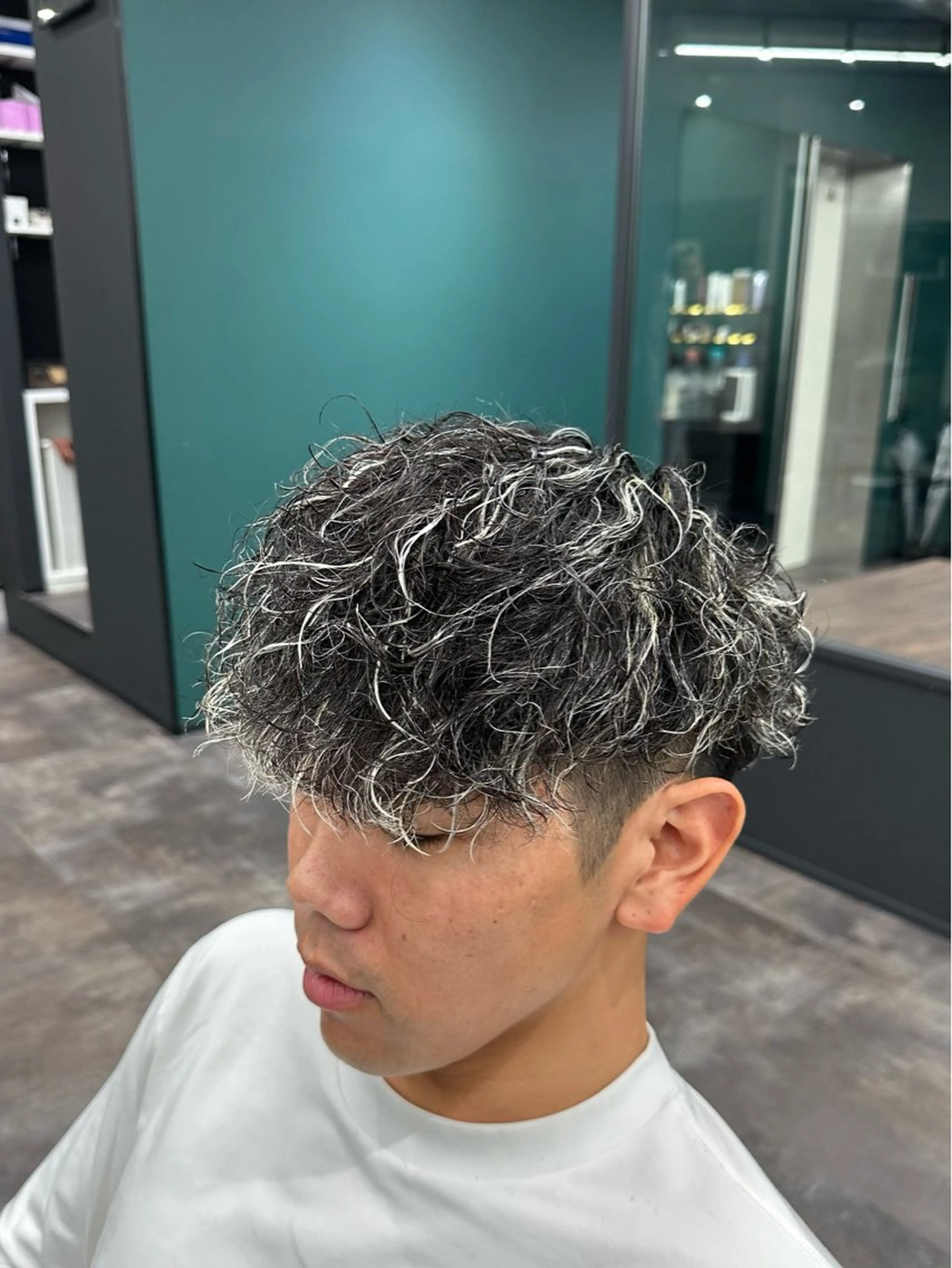 カラー パーマ メンズ ！メンズ特化！ 田中健輔のヘアスタイル