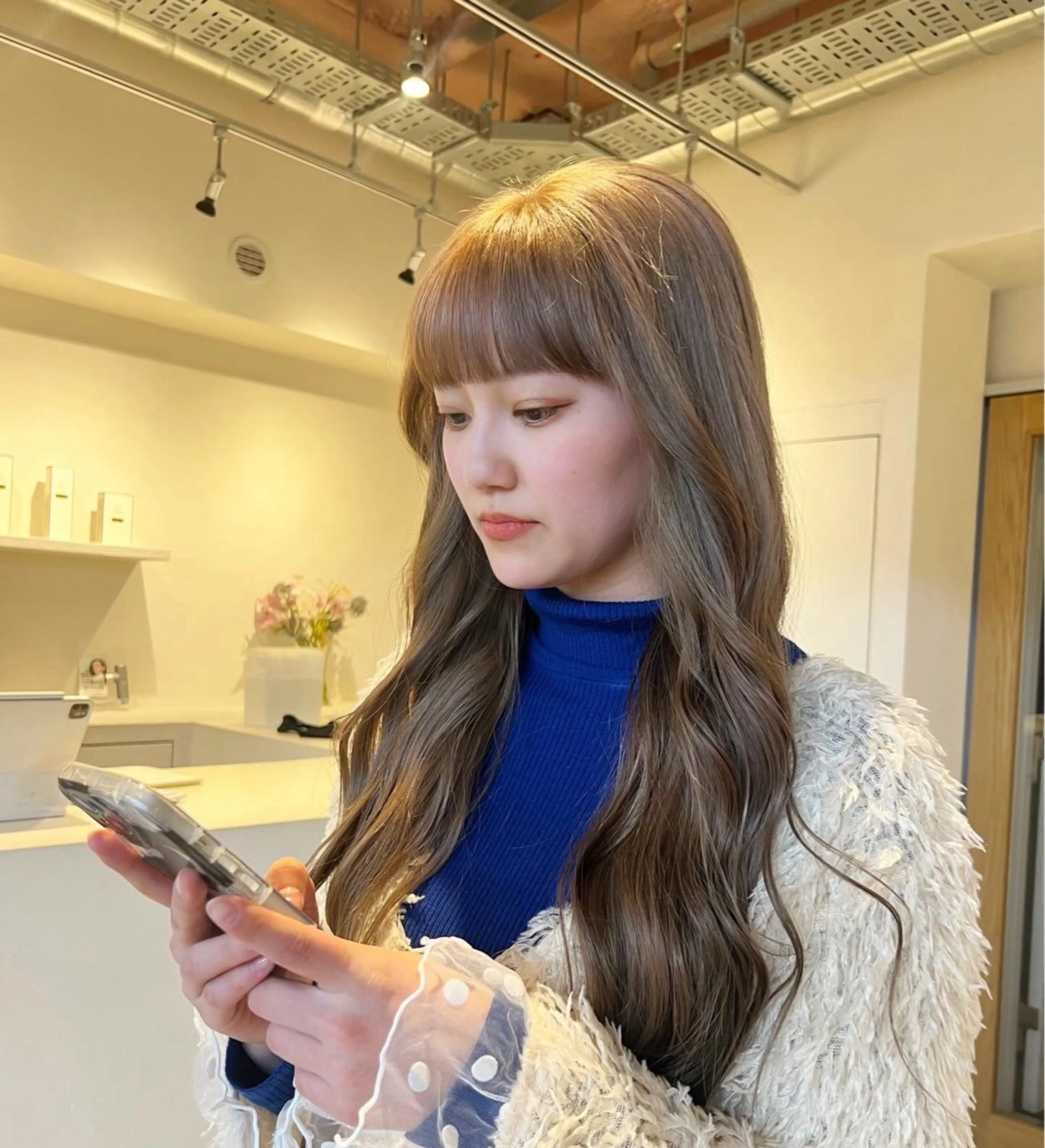 カラー 表参道/kozue/ 艶髪/髪質改善のヘアスタイル