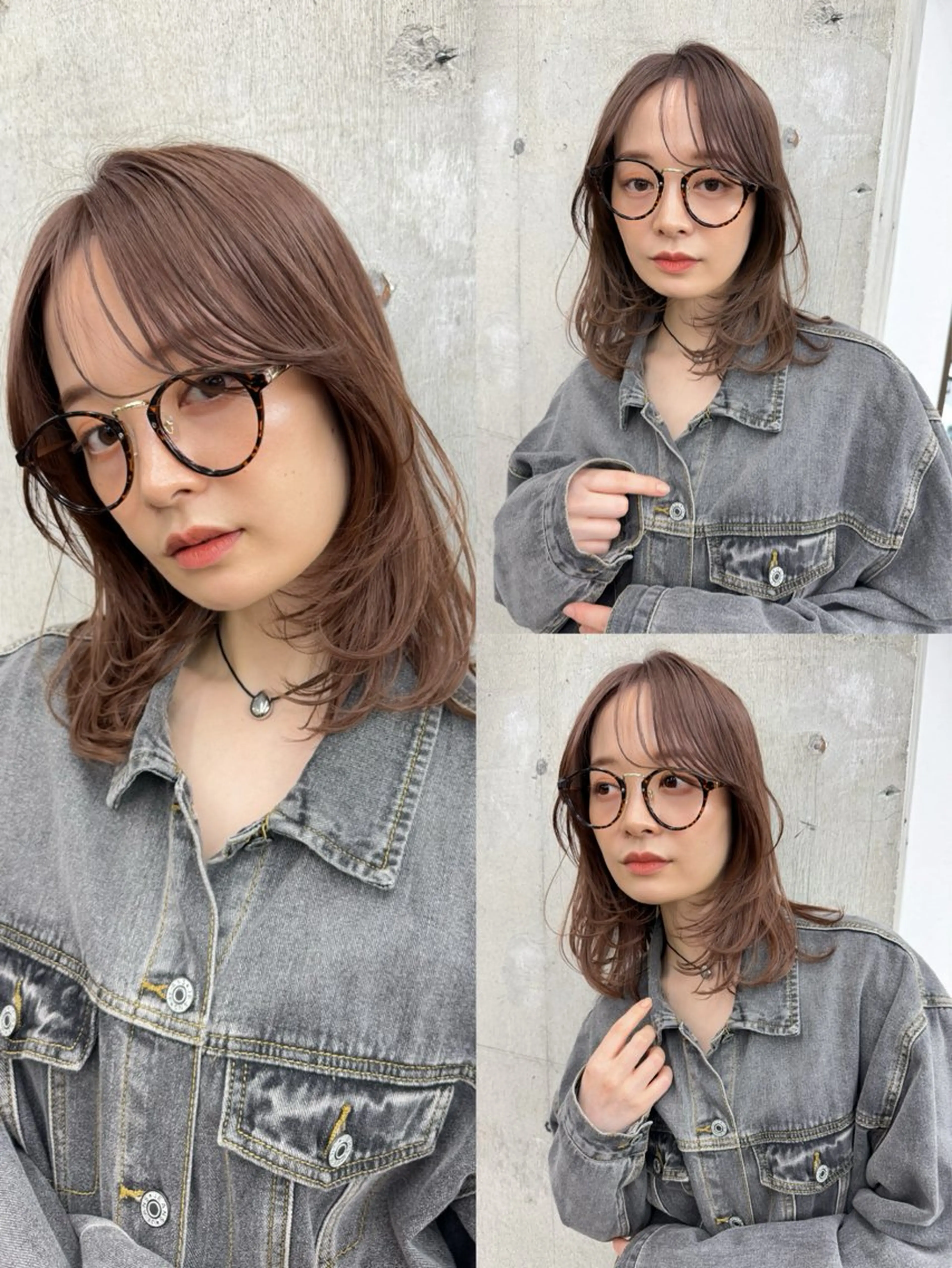 セミロング 艶髪／レイヤー／ 垢抜け🩵／MARIのヘアスタイル