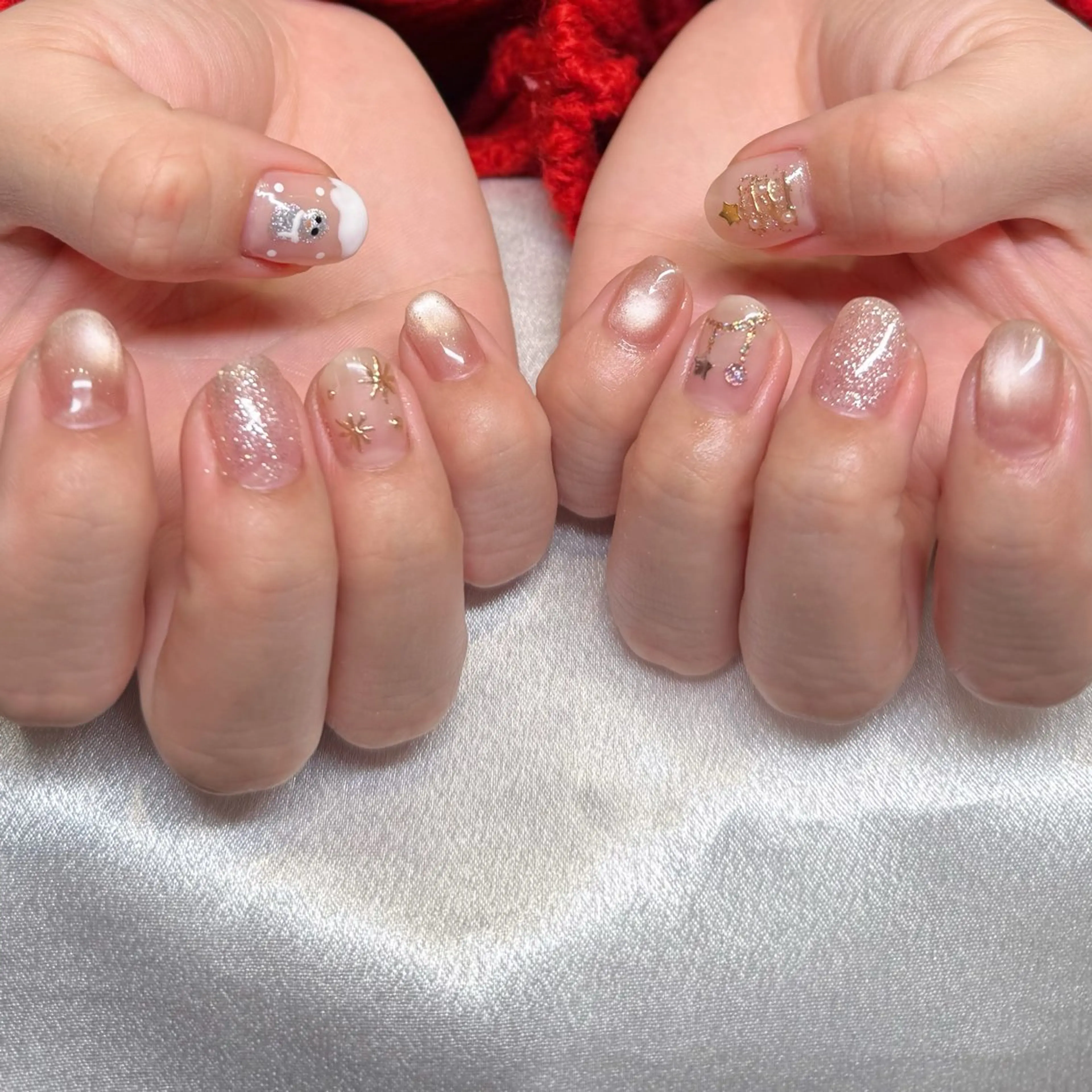 ネイル ハンドネイル mau🩵nail 堺筋本町｜心斎橋のネイルデザイン