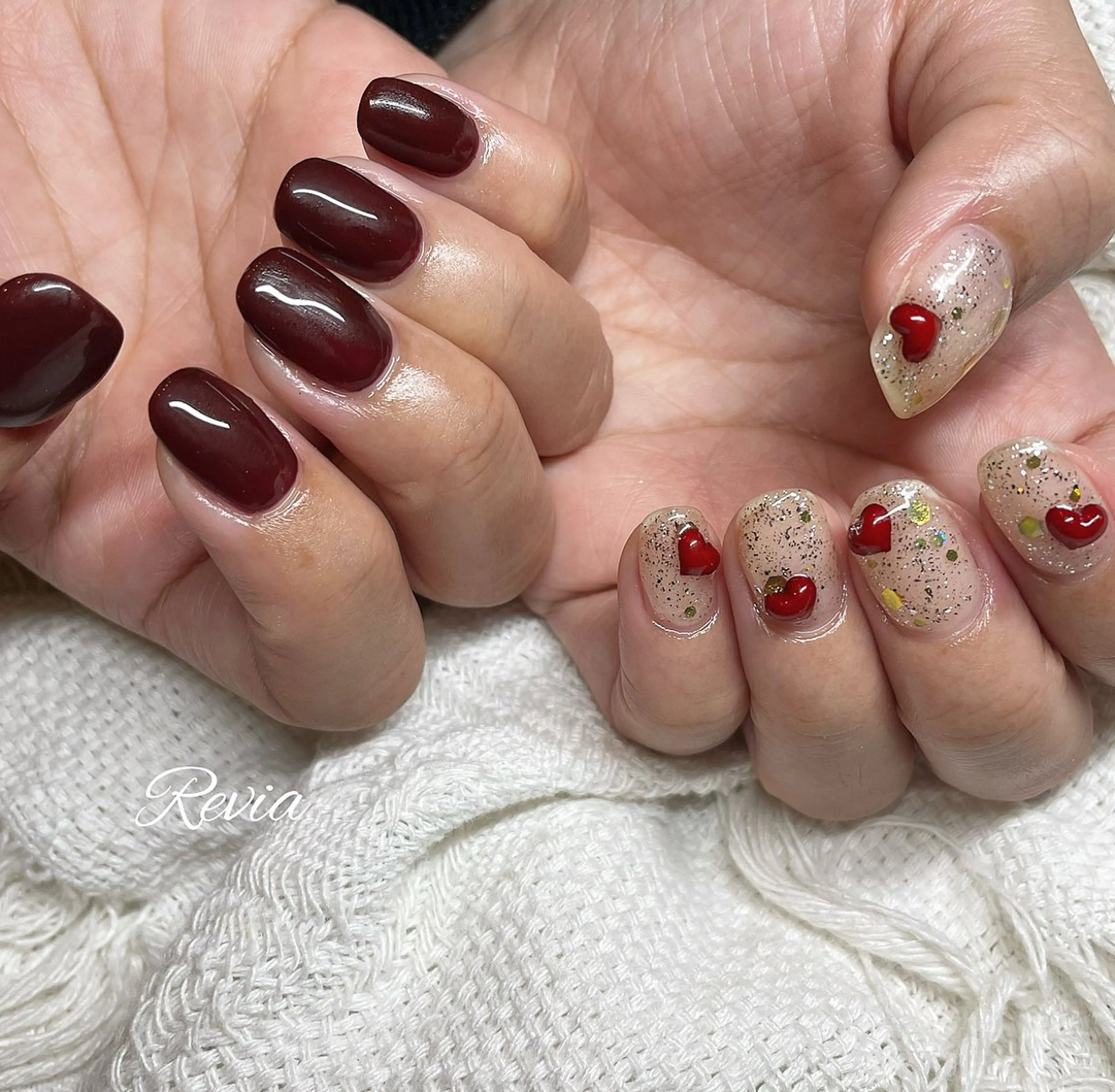 ネイル ハンドネイル revia所属・ERI Nailistのネイルデザイン