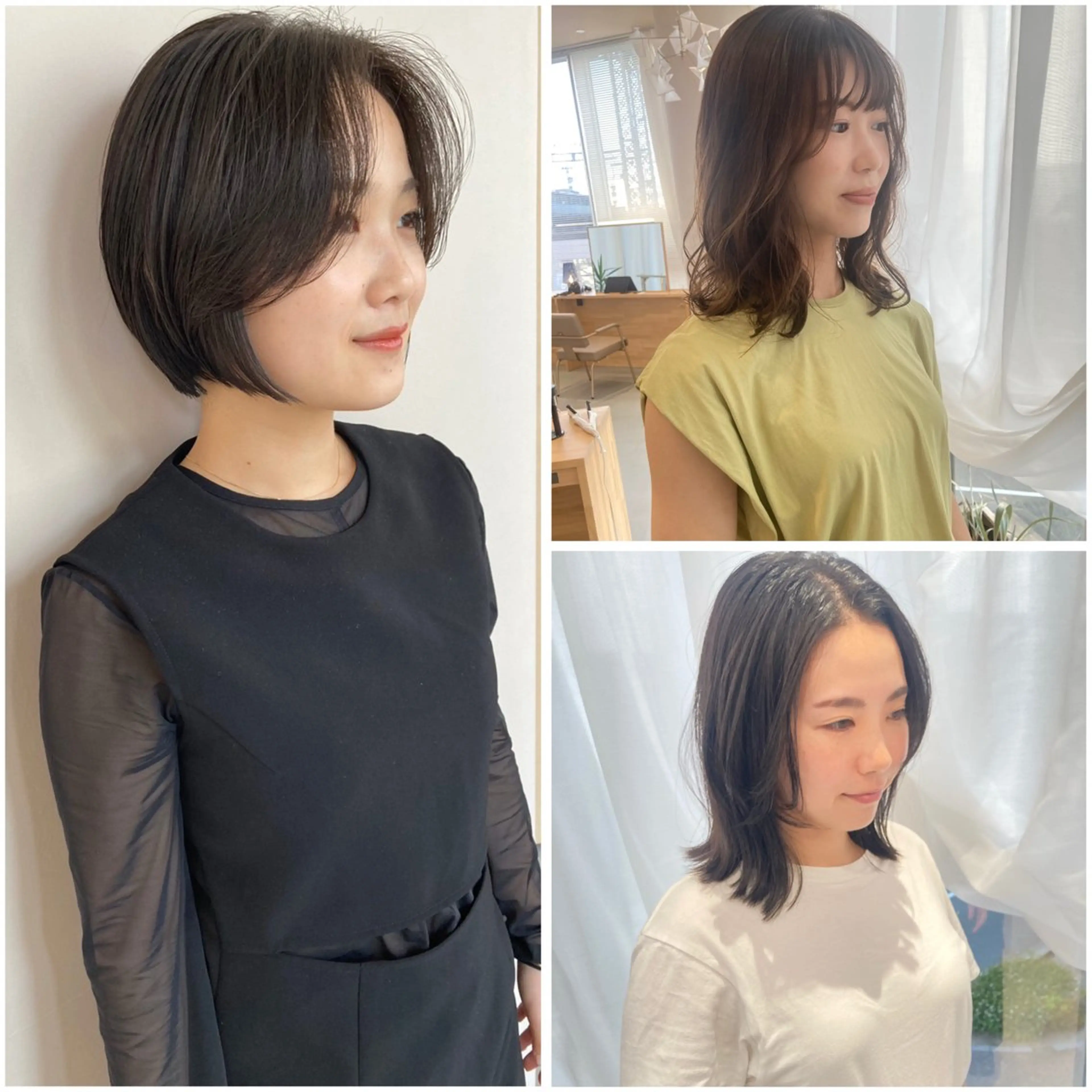 ミディアム 平尾駅直結/徒歩0分 イノセントヘアのヘアスタイル