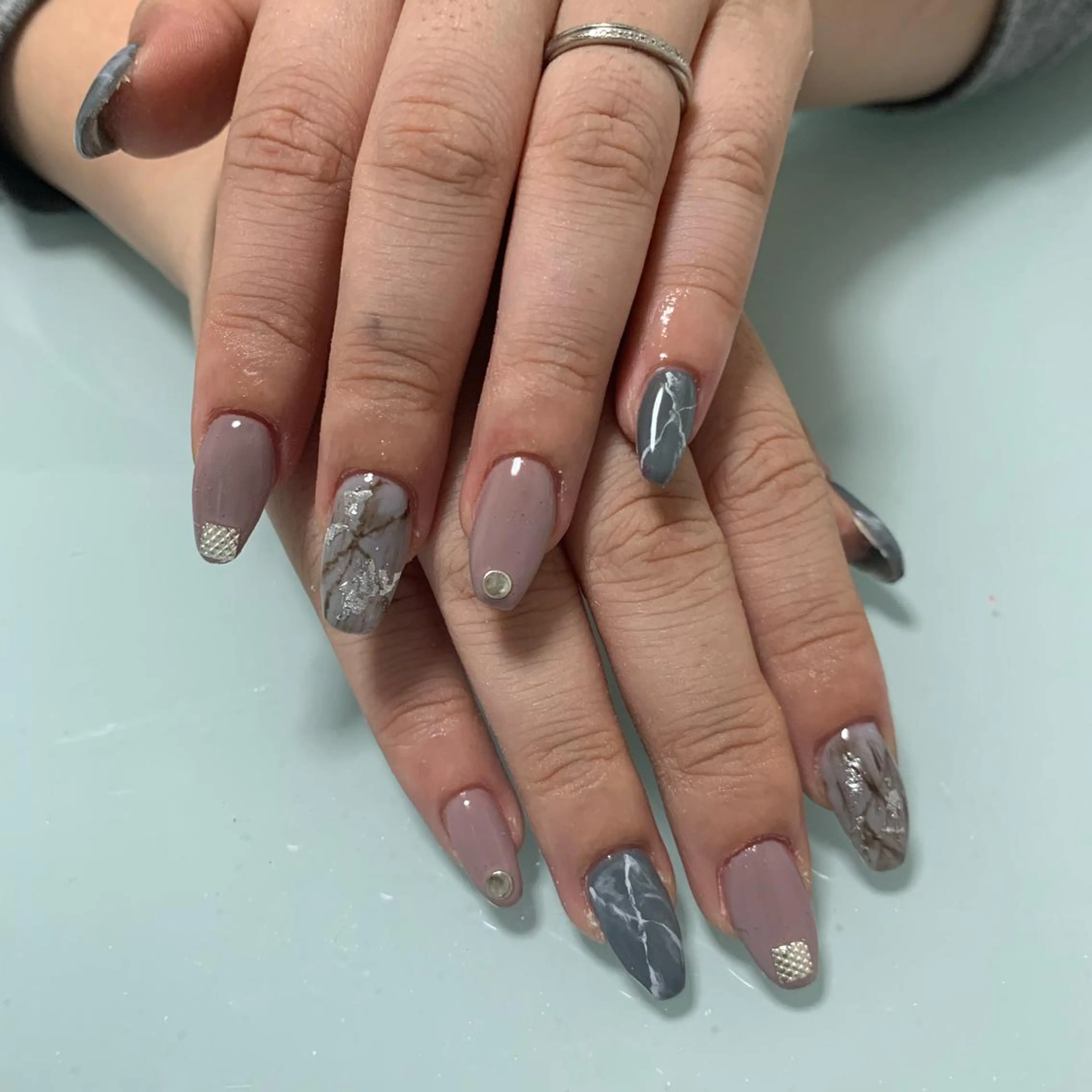 ネイル ハンドネイル 🌙🫧CHARME (RUKA)🦋🫧のネイルデザイン