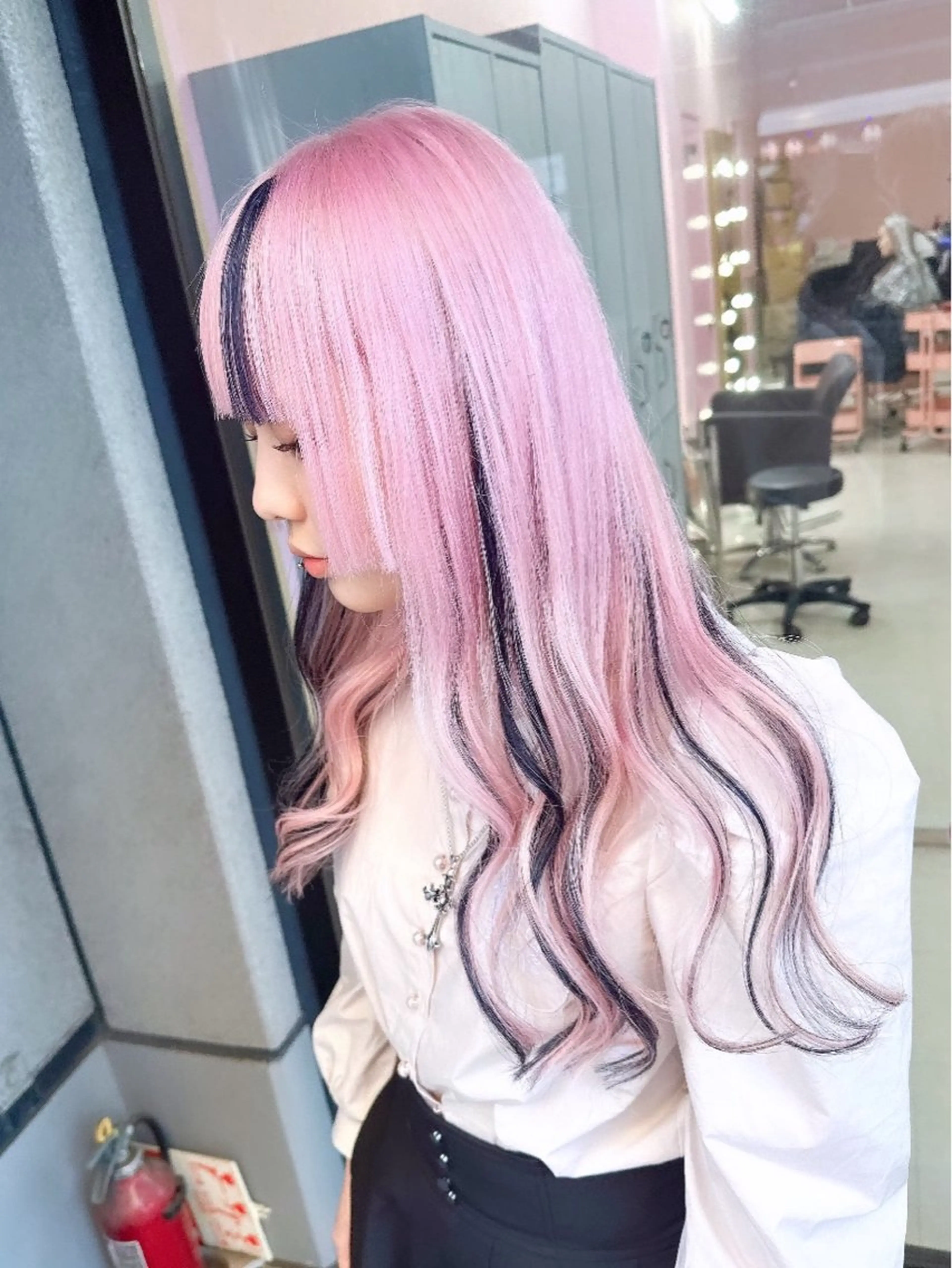 ロング カラー ✨色落ちまで可愛い✨ MANATO🎨🌈のヘアスタイル