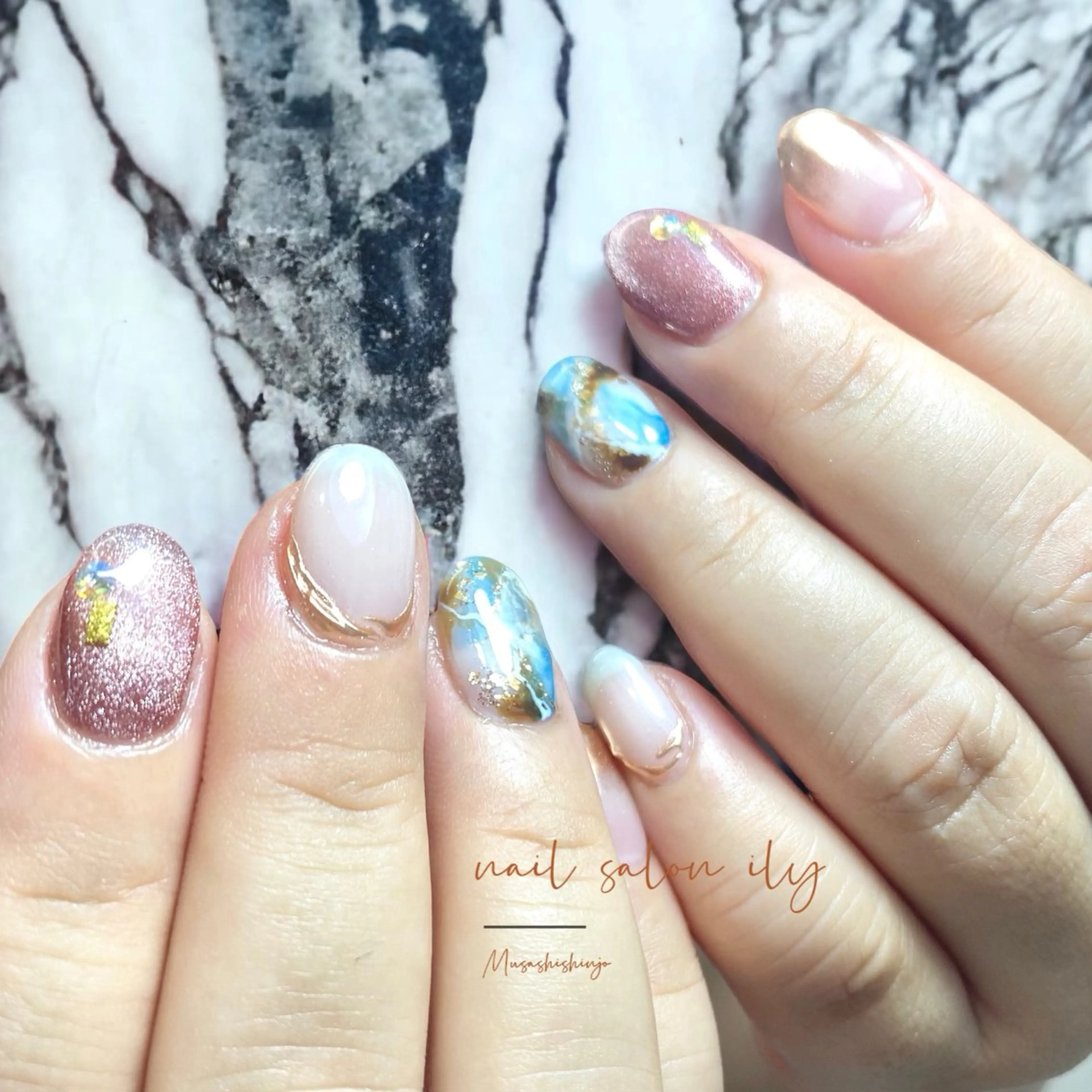 ネイル nail salon ily 武蔵新城のネイルデザイン