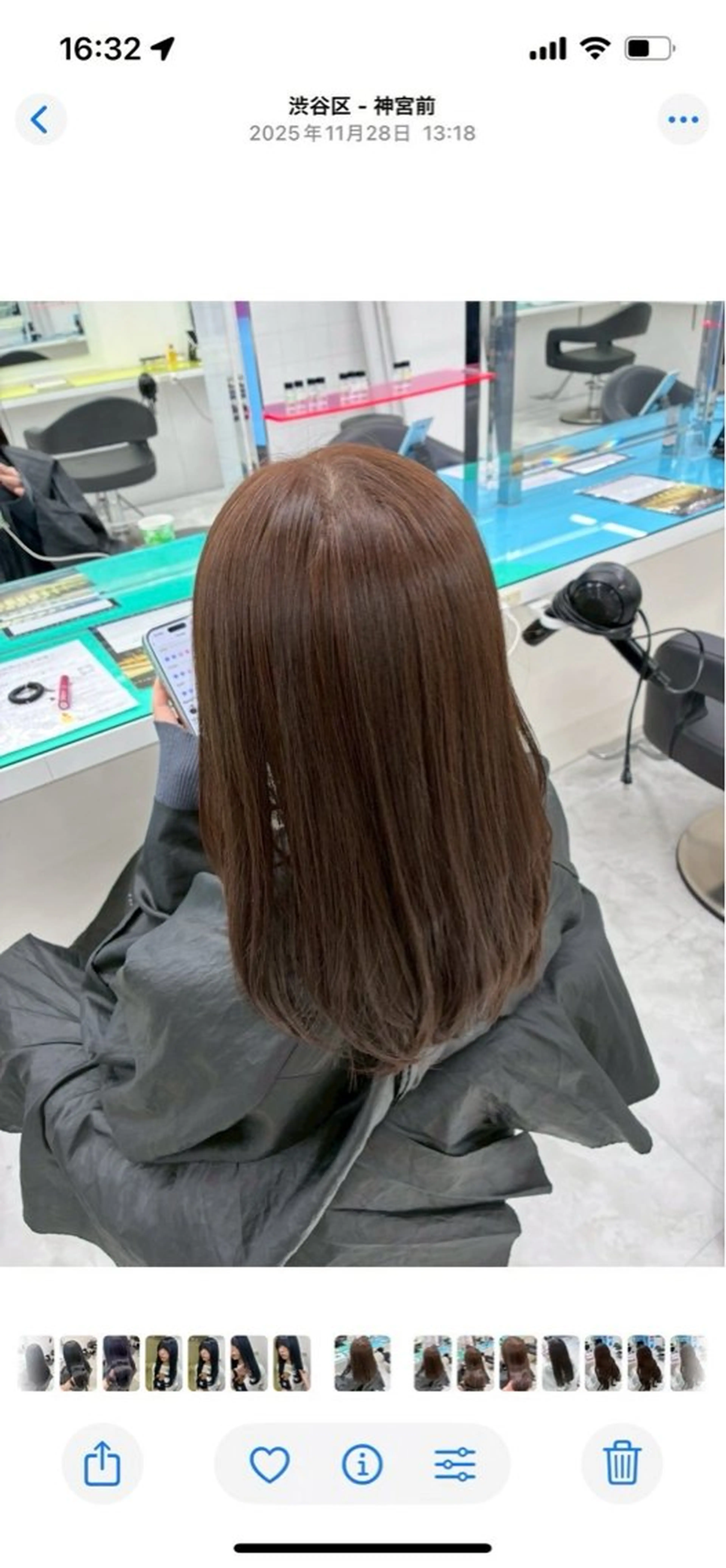 セミロング カラー 🦋艶出しワンカラー 🦋MASAKIのヘアスタイル