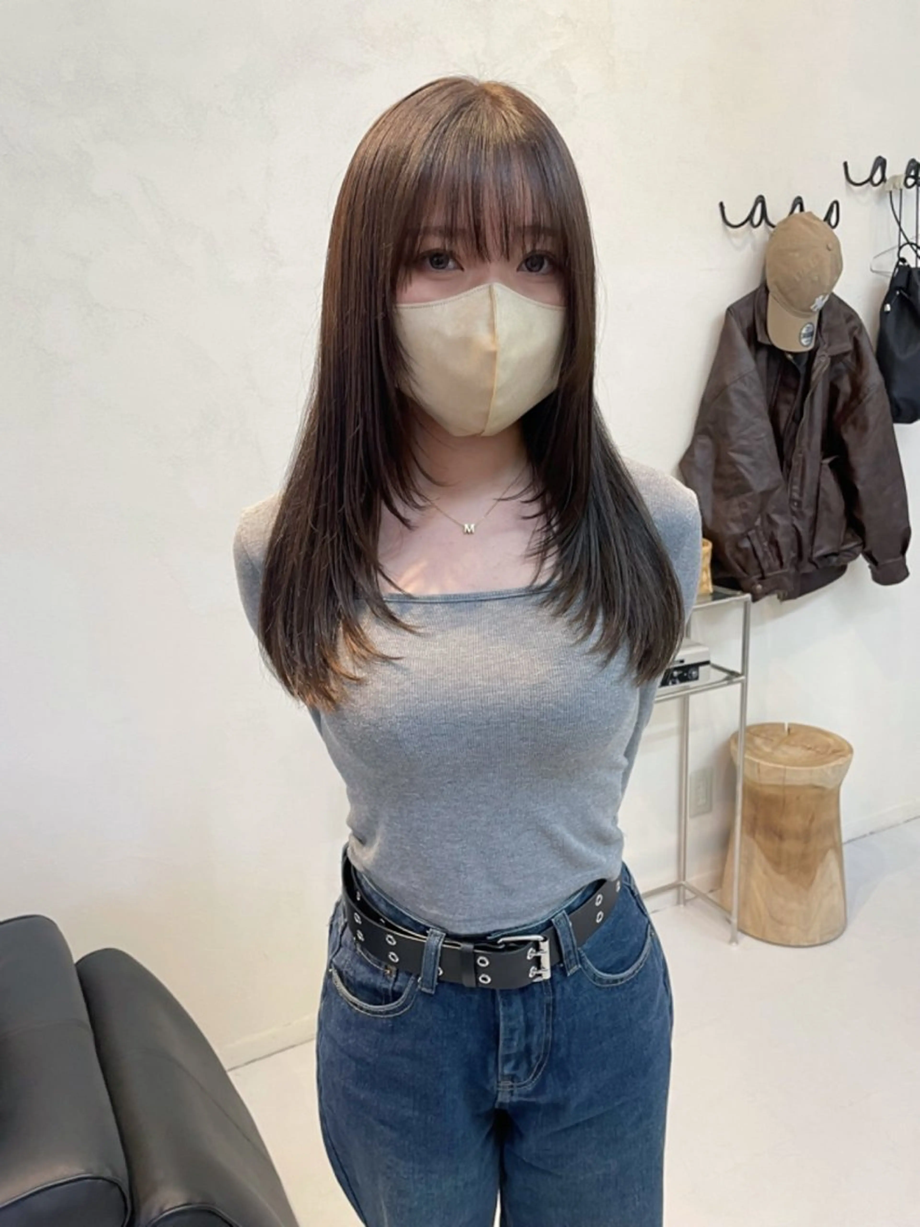 ミディアム カラー カット ヘアカラー ウルフ/ボブ/レイヤ ーカット◎ricoのヘアスタイル