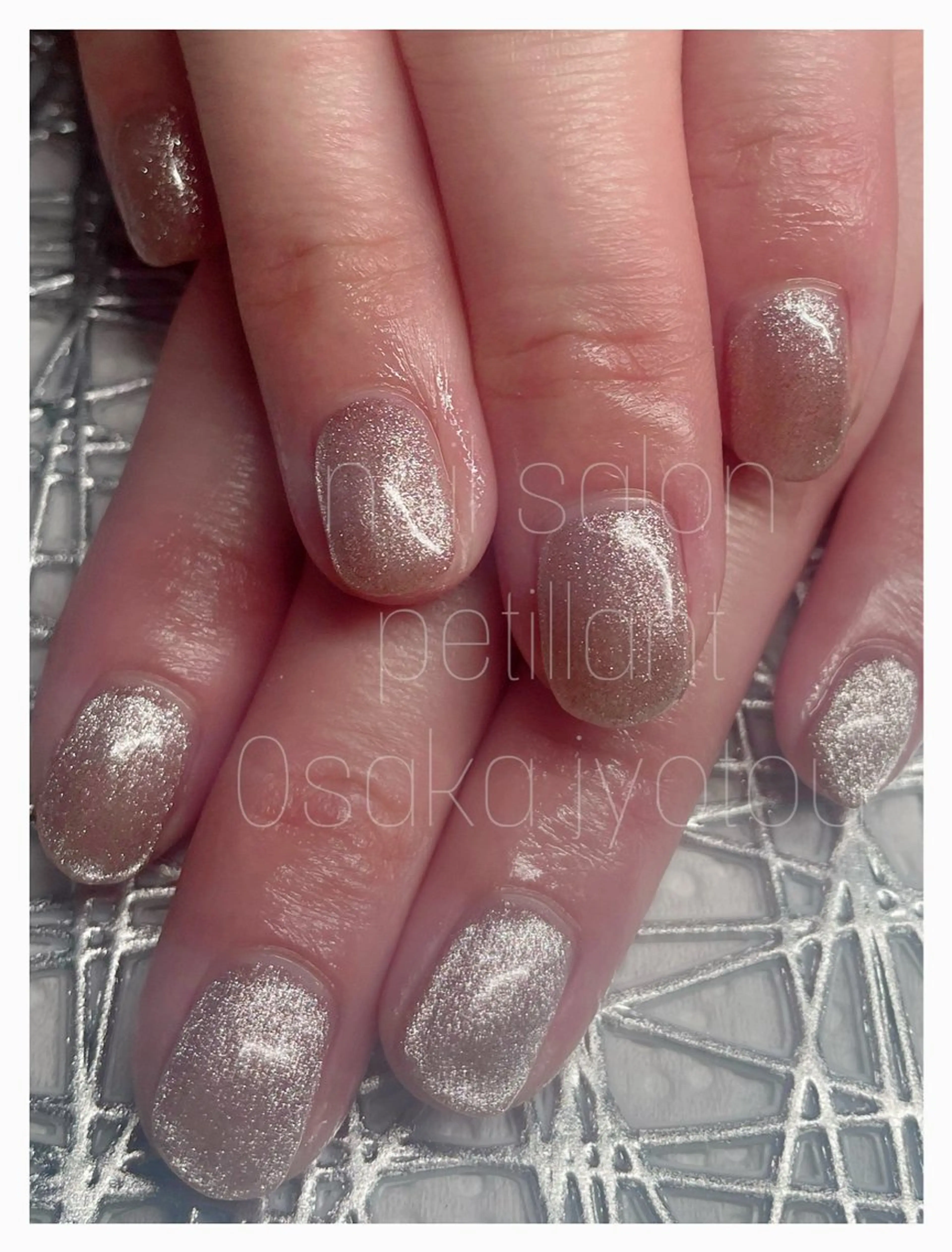 ネイル マグネットネイル nail salon petillantのネイルデザイン