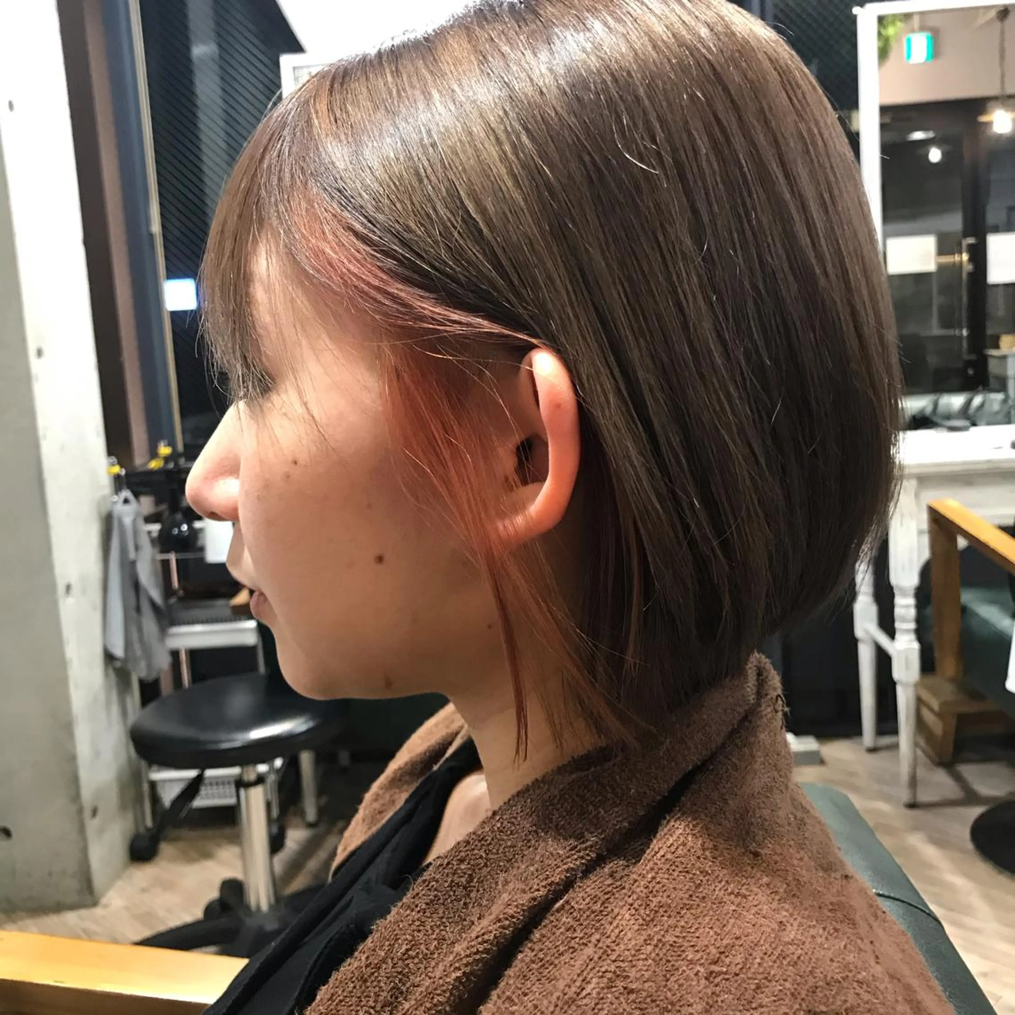 ショート カラー 植田 能生のヘアスタイル