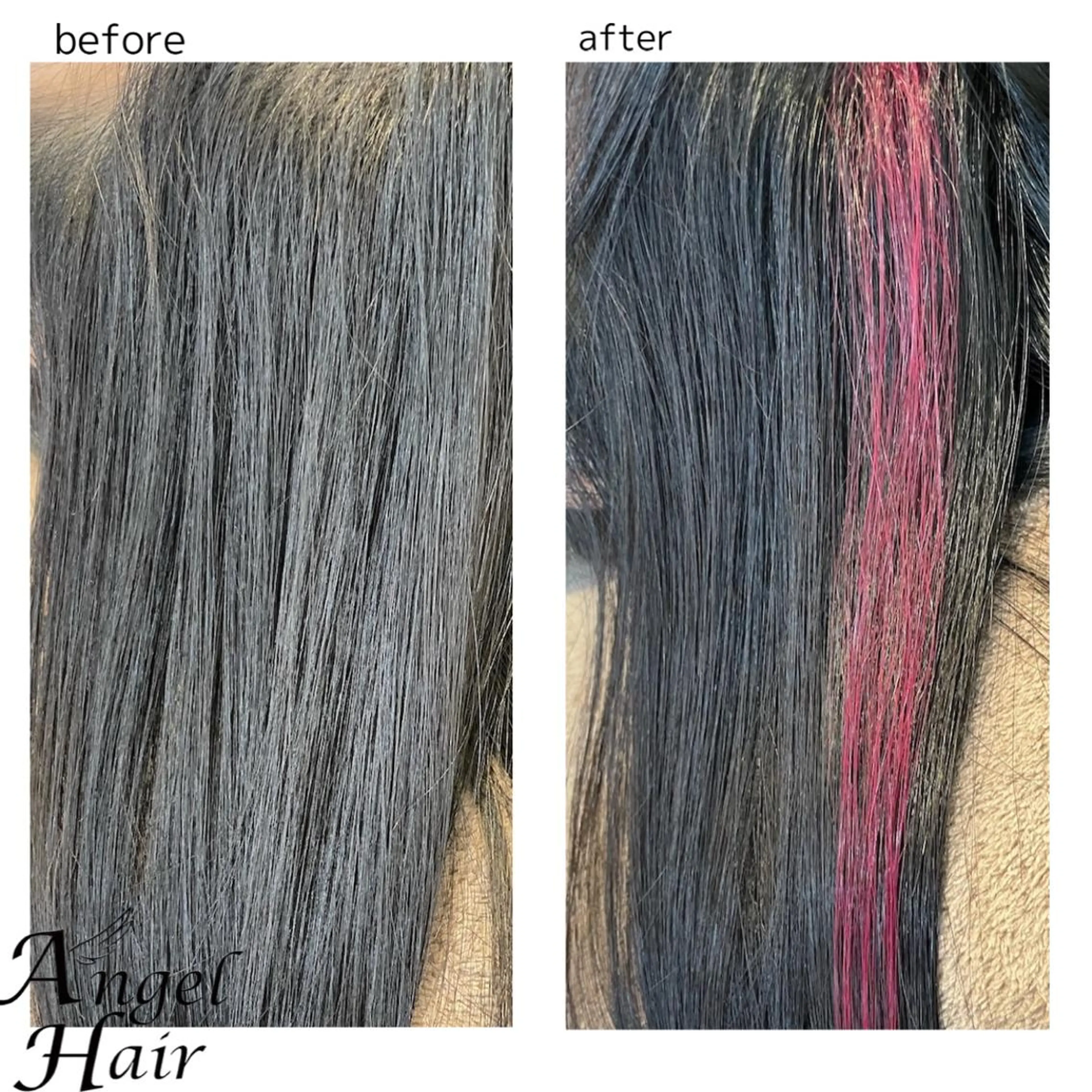 ヘアアレンジ カラー セミロング AngelHair 蒲田店のヘアスタイル