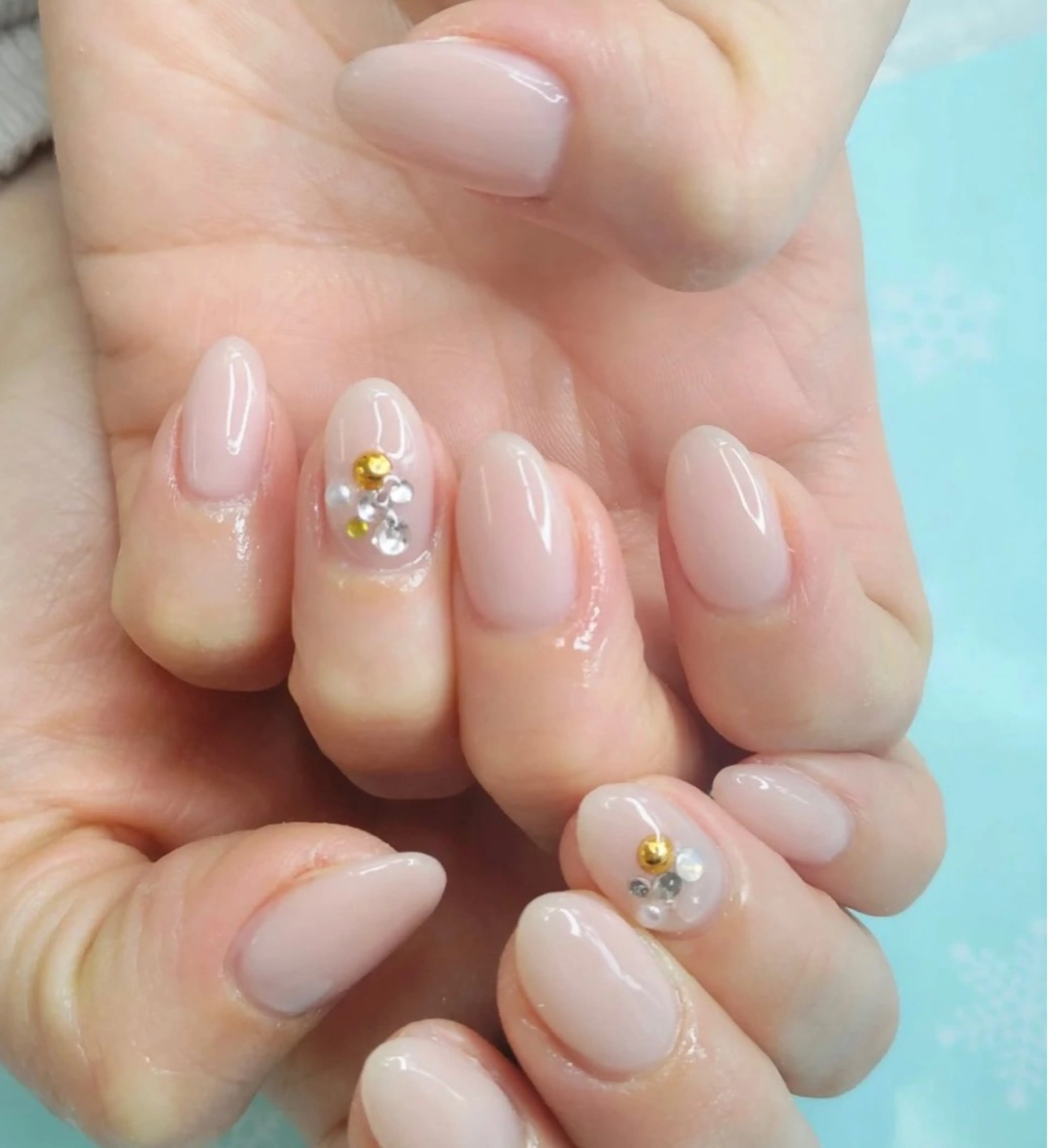 ネイル アートネイル ストーンネイル maxkelly チロルのネイルデザイン