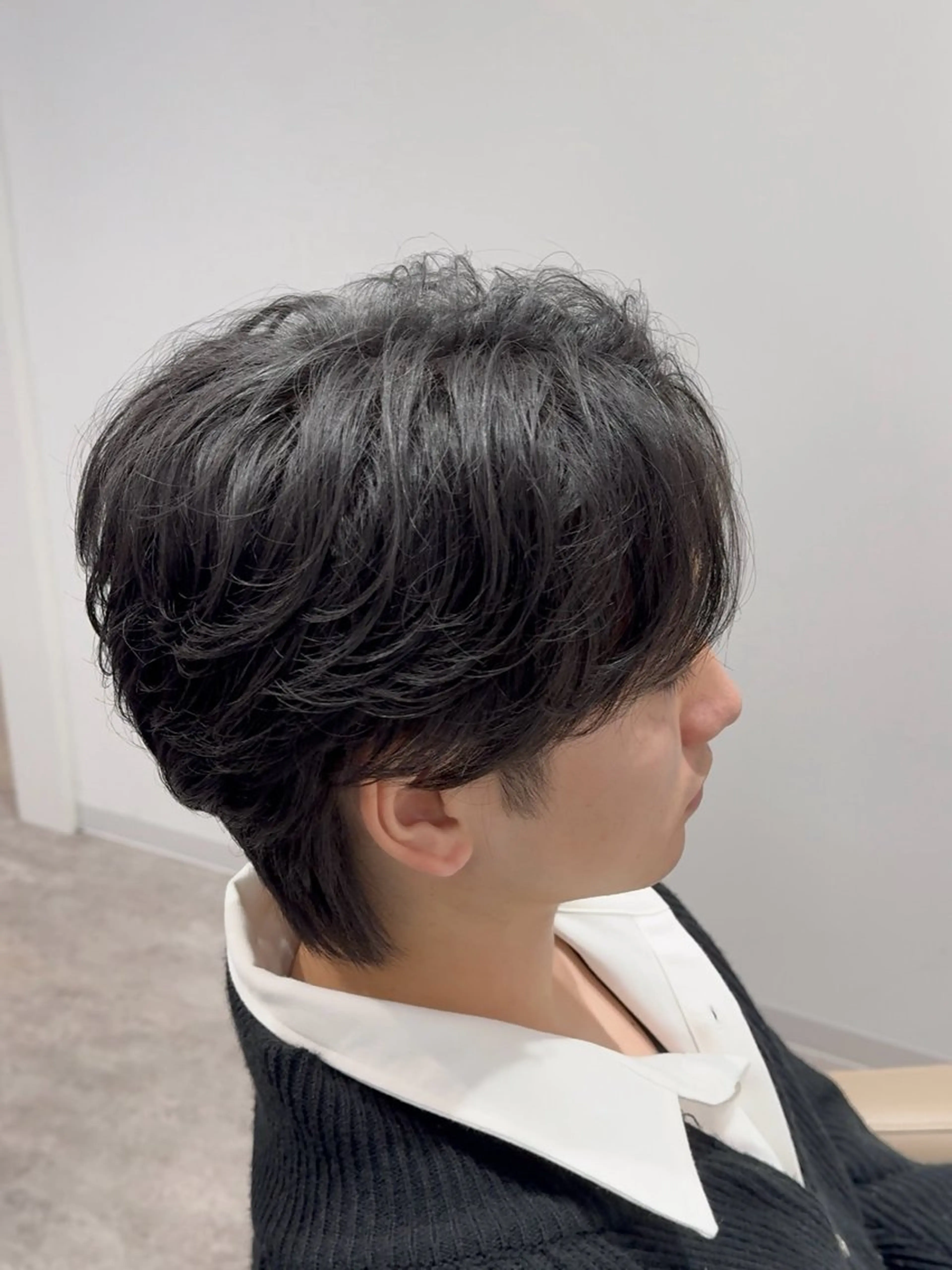 パーマ メンズ カット メンズパーマ特化 秋本晴紀のヘアスタイル