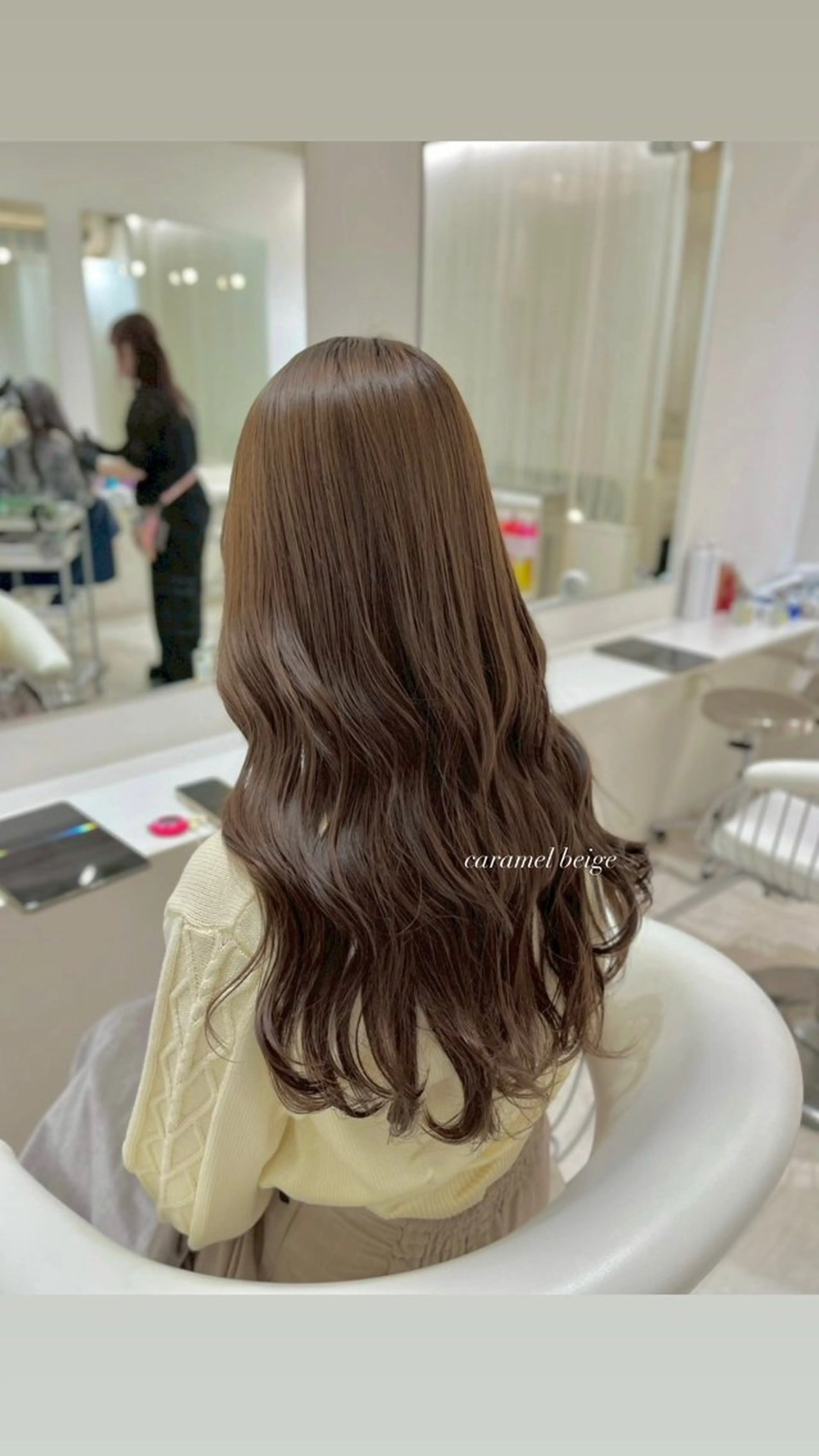 ロング ParveMix 宮﨑 梨里のヘアスタイル