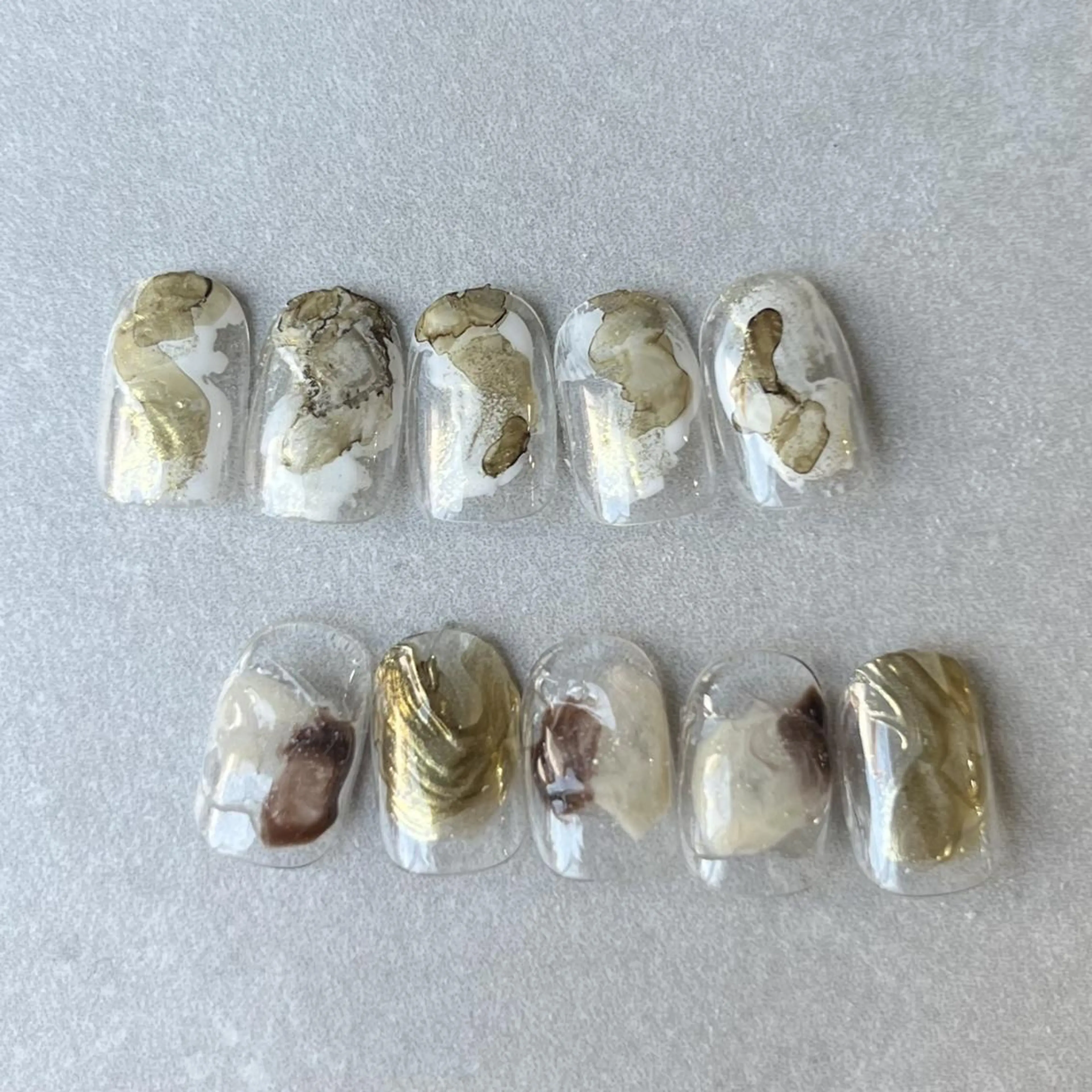 ネイル Ray. ちゅるん系ニュアンスのエステ・リラクイメージ