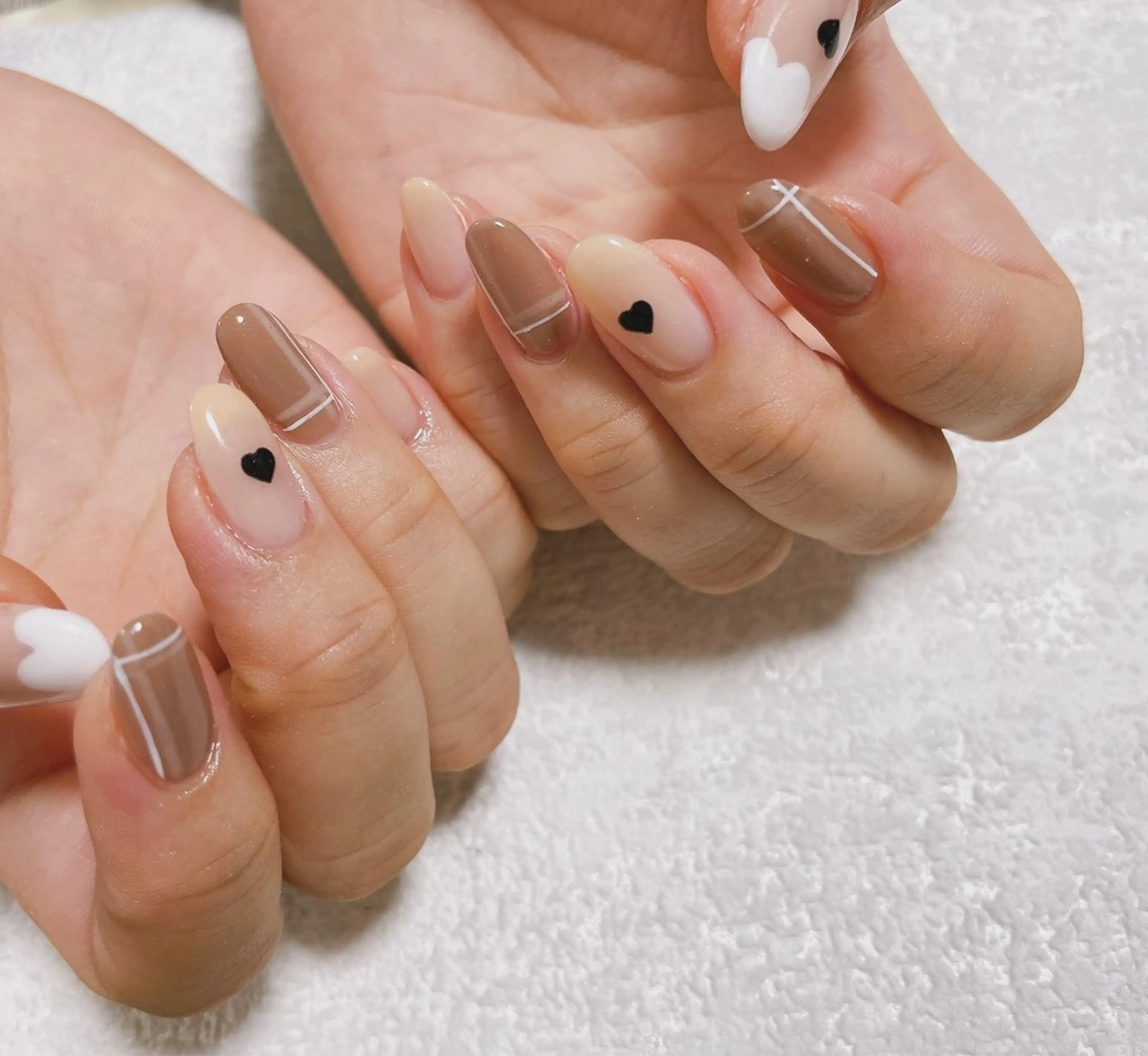 ネイル ジェルネイル 韓国ネイル メンズネイル パラジェル バレンタイン kiki nail たまプラーザのネイルデザイン