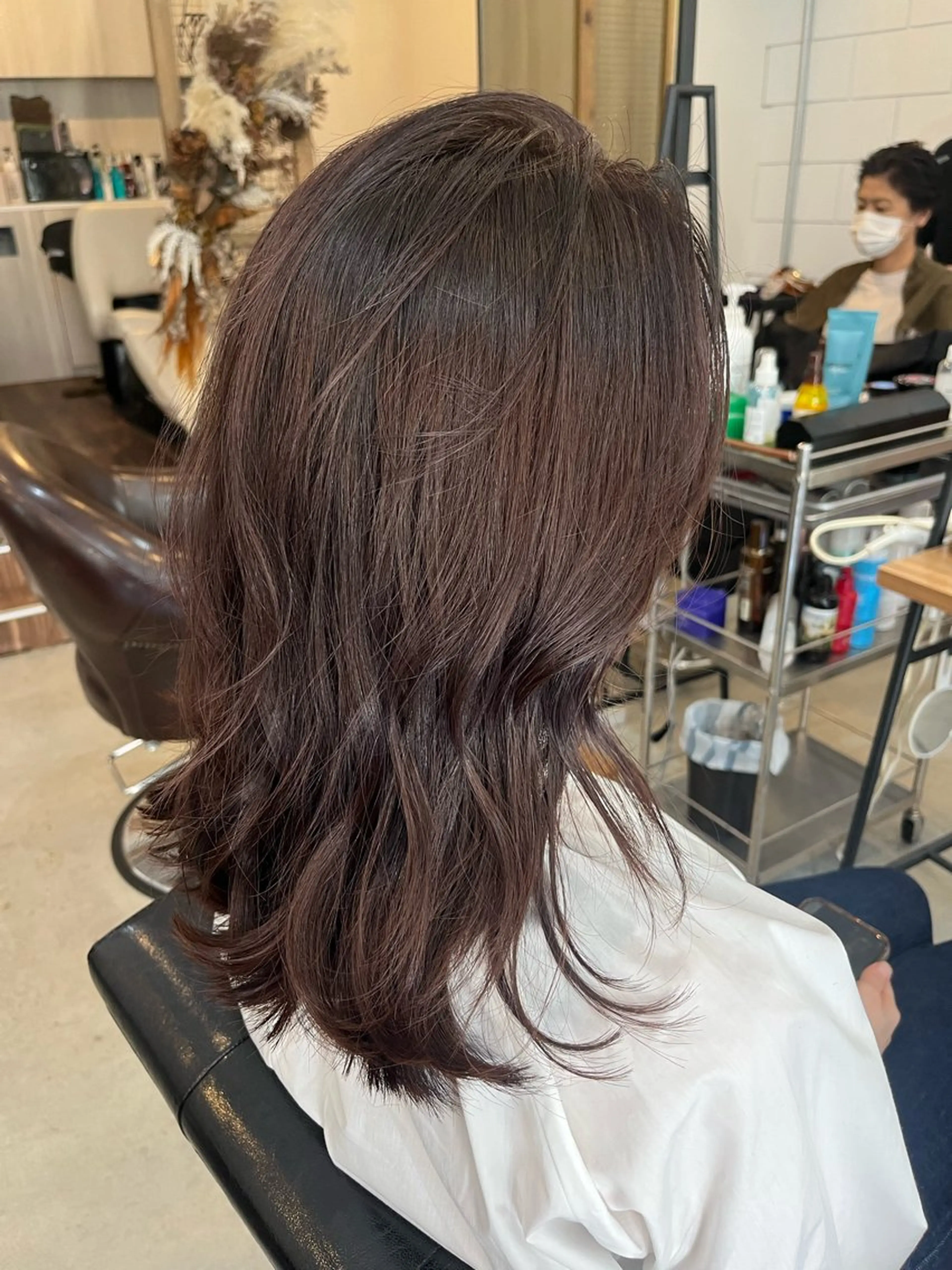 ロング カット パーマ 小沼采唯👧🏼 海好きオヌちゃんのヘアスタイル