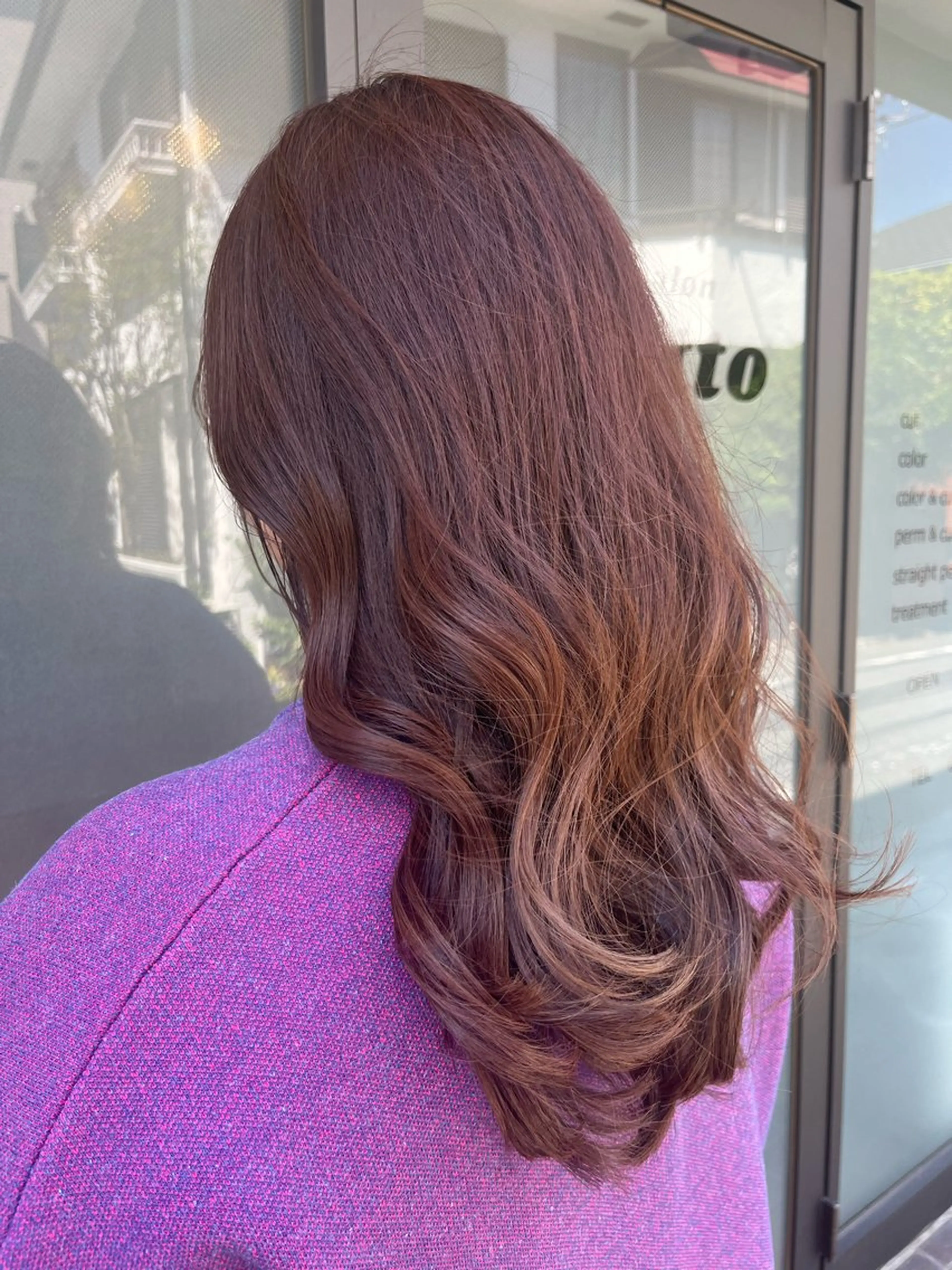 ロング ロング ヘアカラー トリートメント Hair salon mutto所属・似合わせスタイル 🌹mao🌹のヘアスタイル