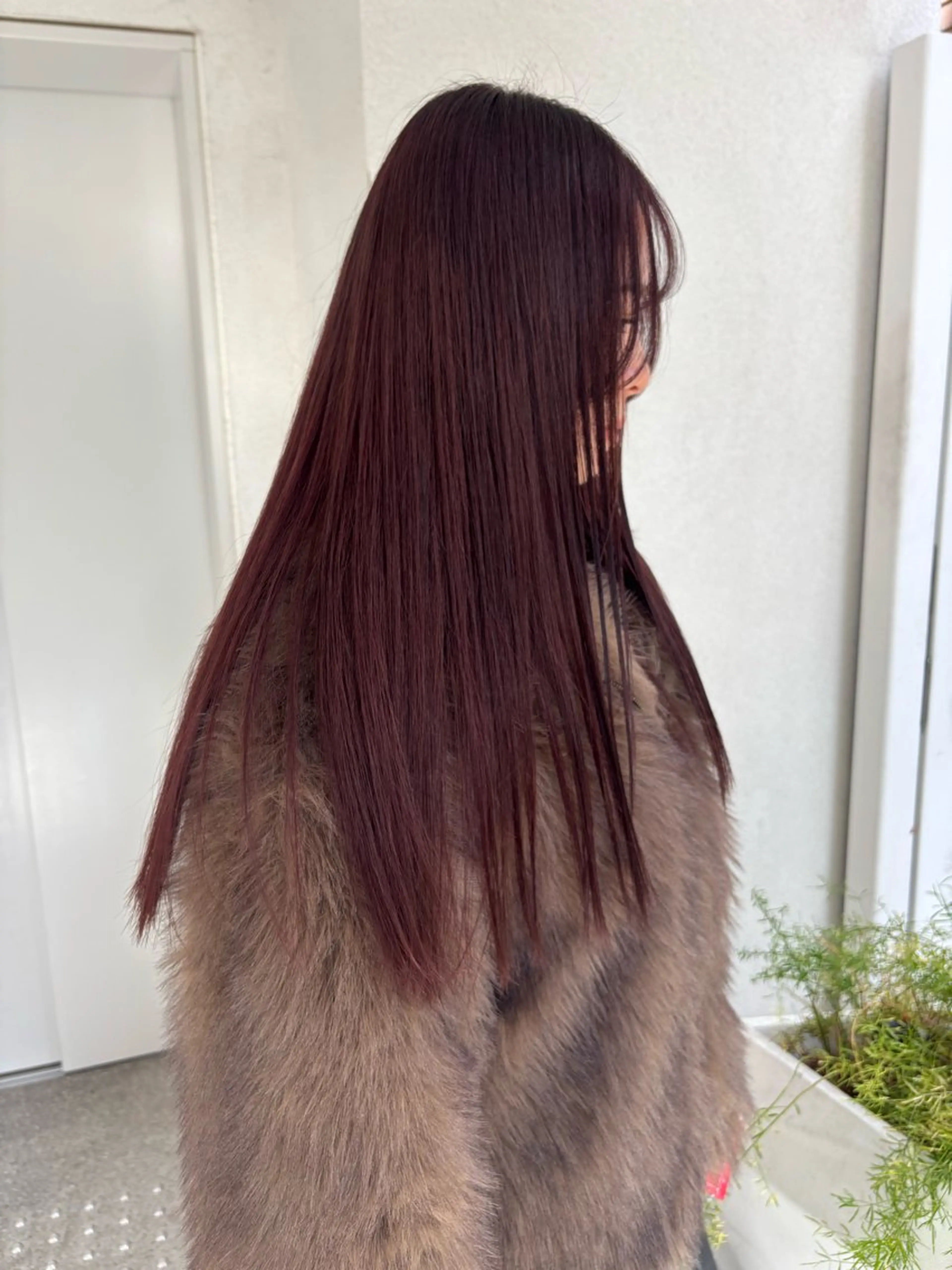 セミロング カラー ヘアカラー トリートメント レイヤーボブ🎵 ブリーチ/りりのヘアスタイル