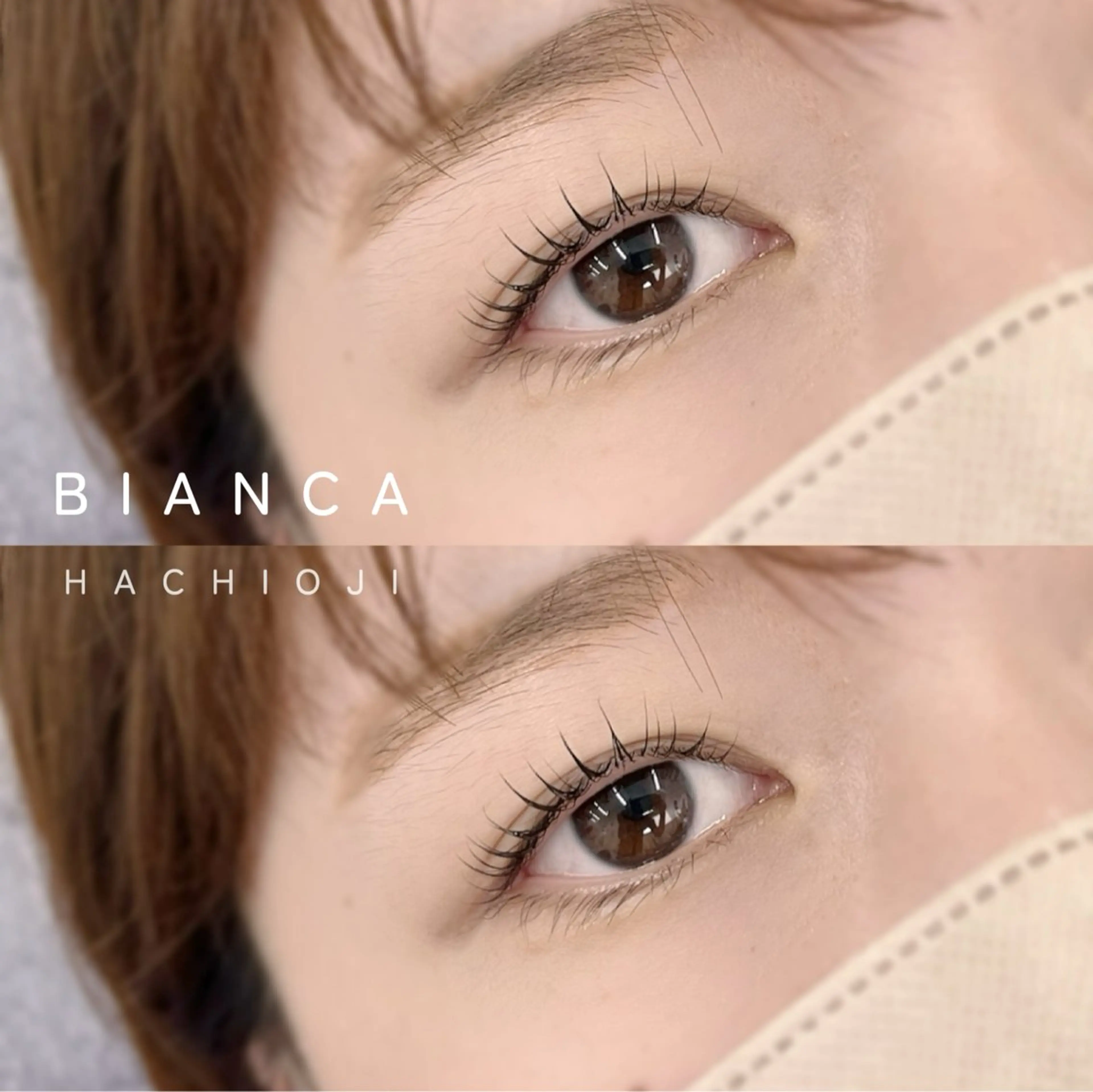 マツエク・マツパ 🌐　BIANCA endo 　🌐のマツエク・マツパデザイン