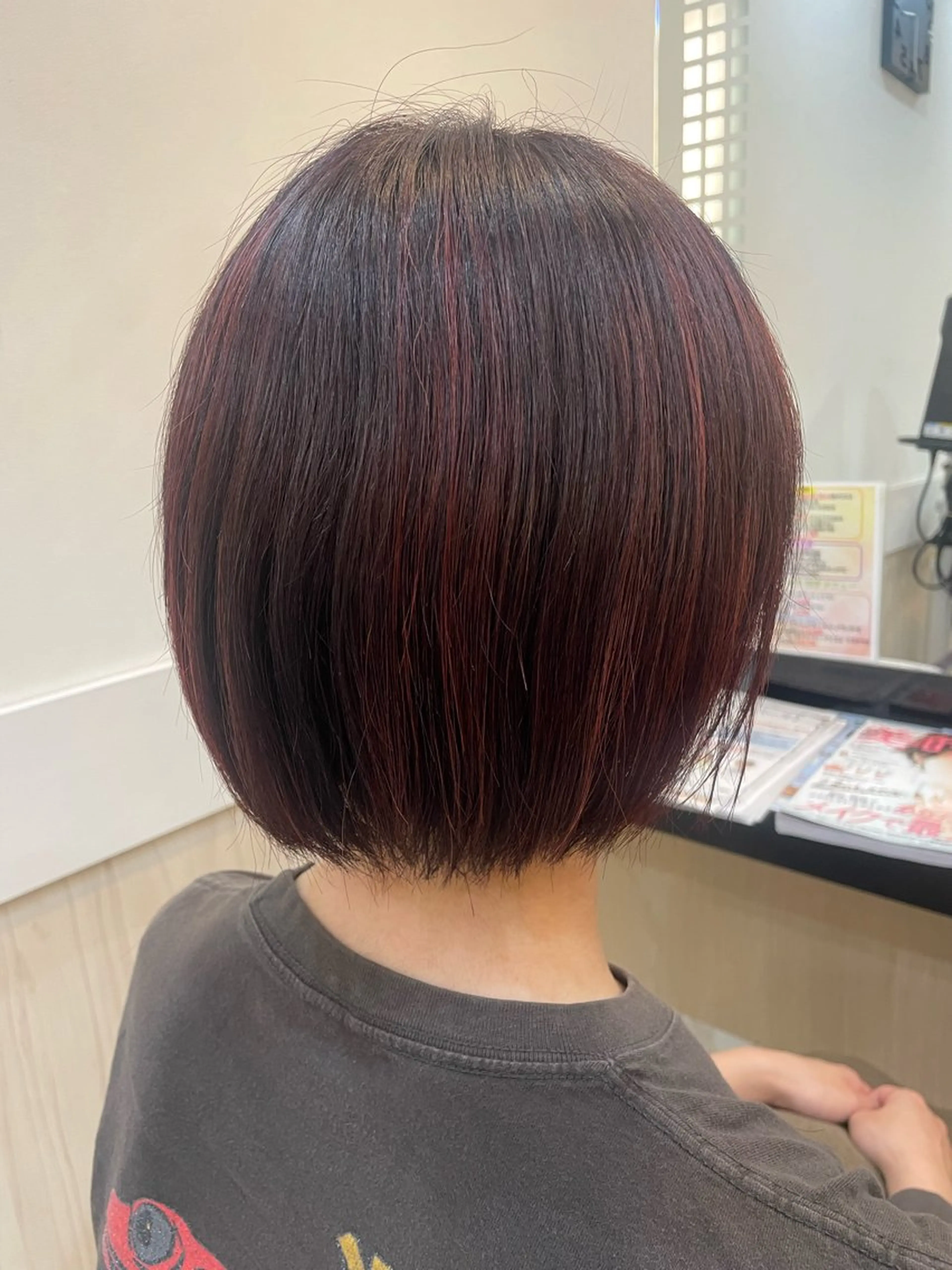 ショート カラー ヘアカラー トリートメント リリー /Men's/パーマのヘアスタイル