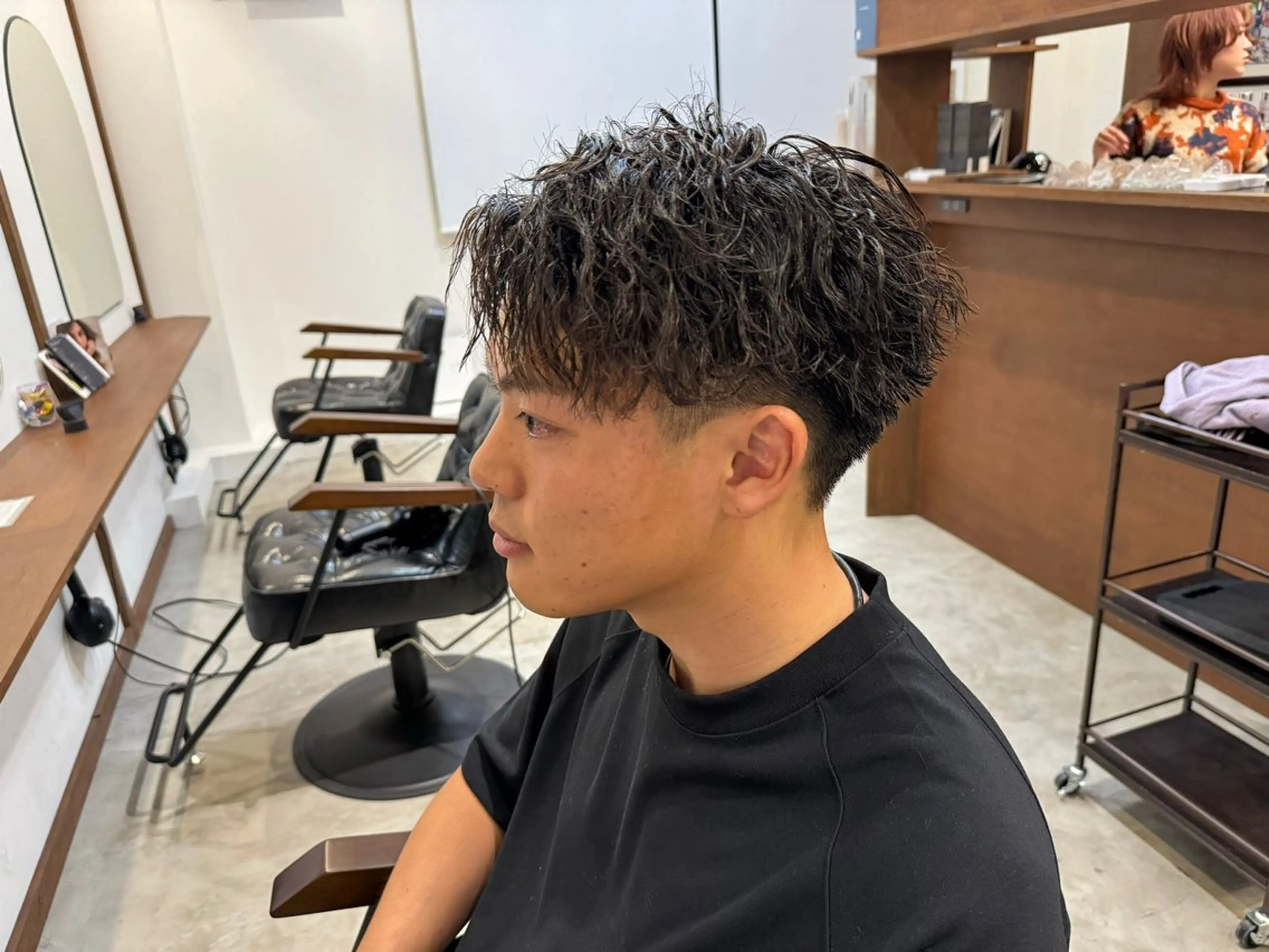 パーマ メンズ メンズパーマ ツイストスパイラルパーマ 波巻きパーマ スパイラルパーマ カット パーマ メンズパーマ/ 津田沼/藤原 侑樹のヘアスタイル