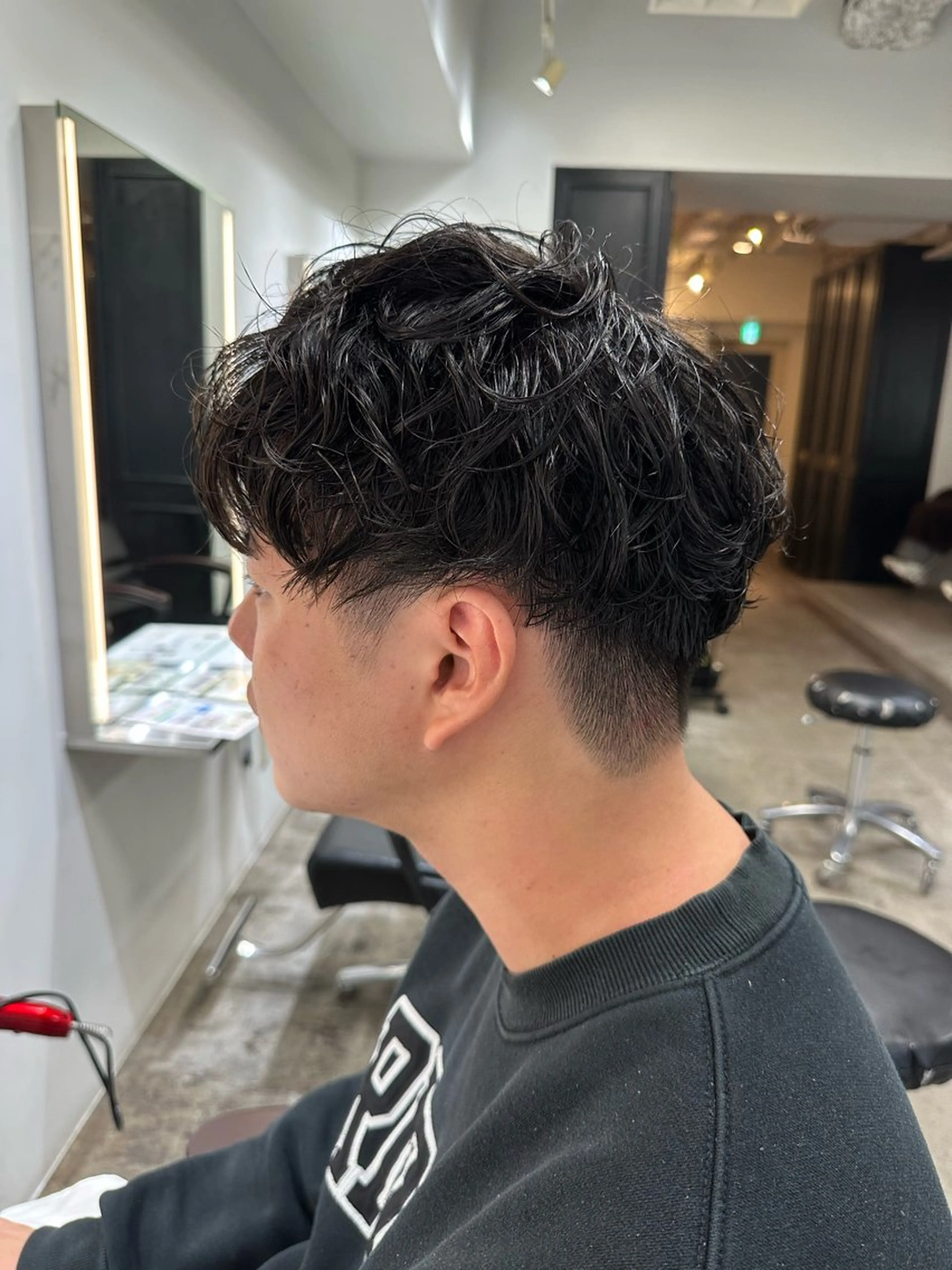 パーマ メンズ メンズパーマ カット パーマ トリートメント ボブ/レイヤー/透明 感カラー/Dai🌿のヘアスタイル