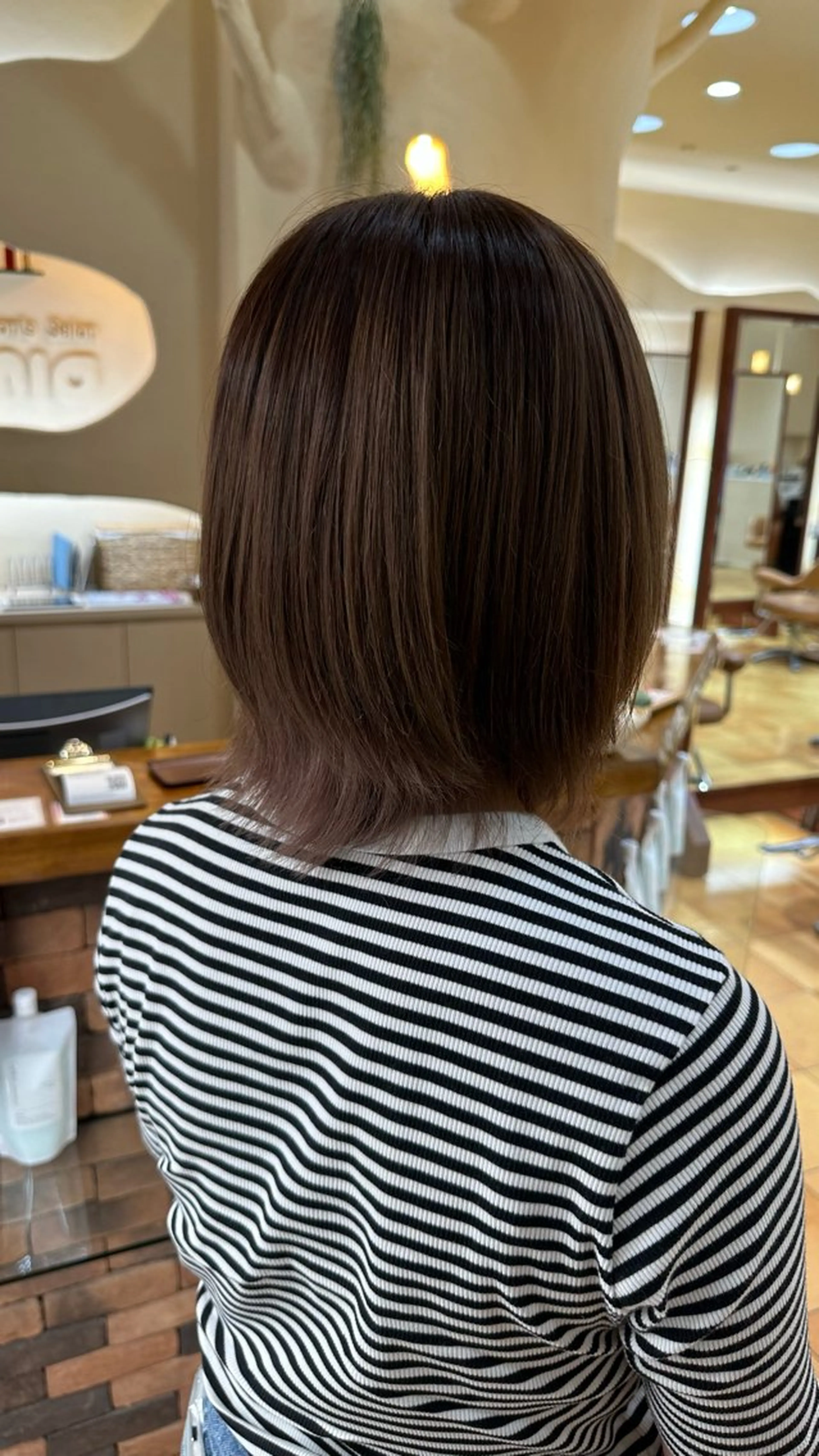 ミディアム ボブ/ゆるふわ ボブパーマ/とういのヘアスタイル