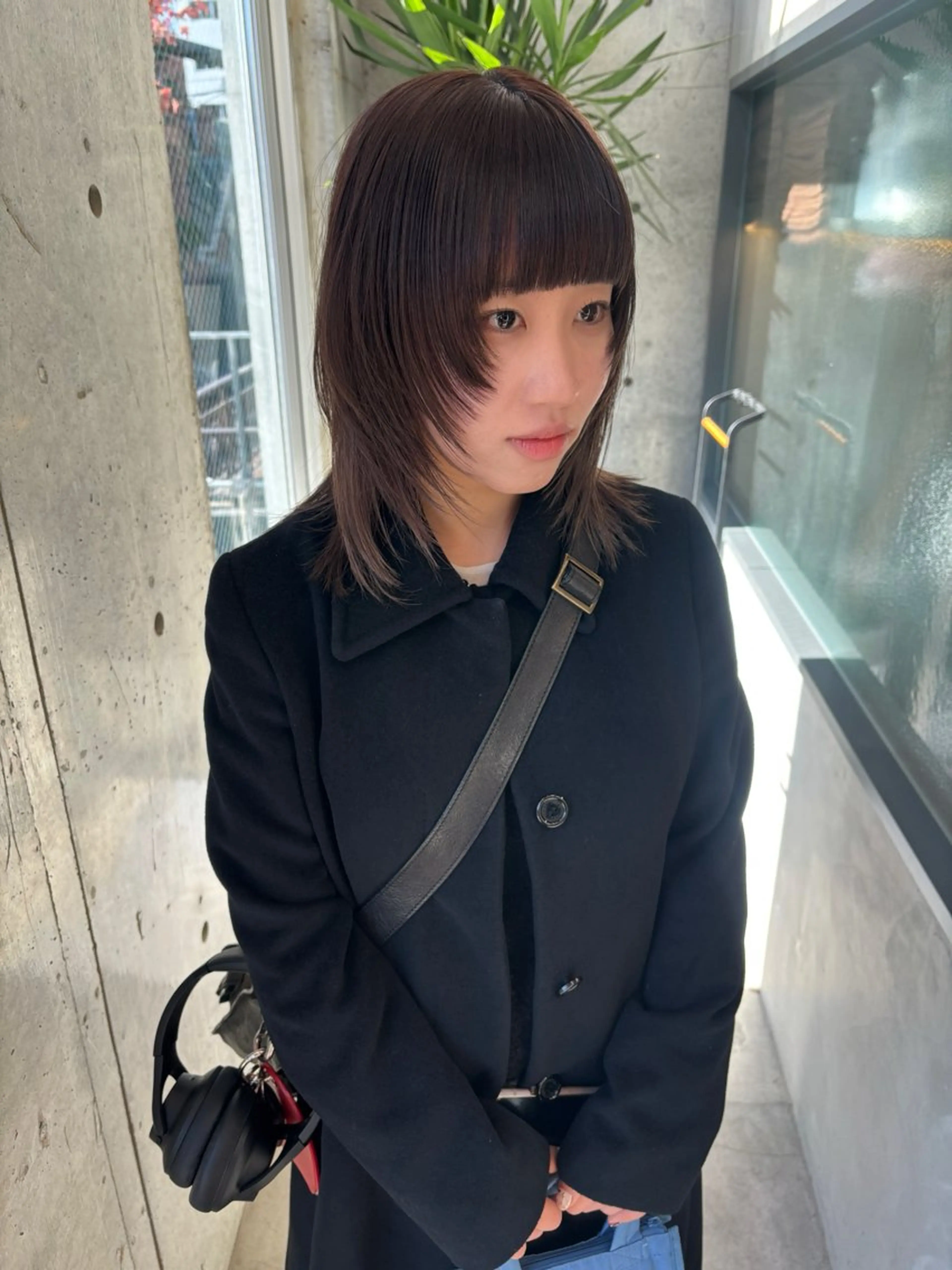 ミディアム カラー ハッシュカット カット ヘアカラー トリートメント yuuna/ ハッシュカット🎀のヘアスタイル