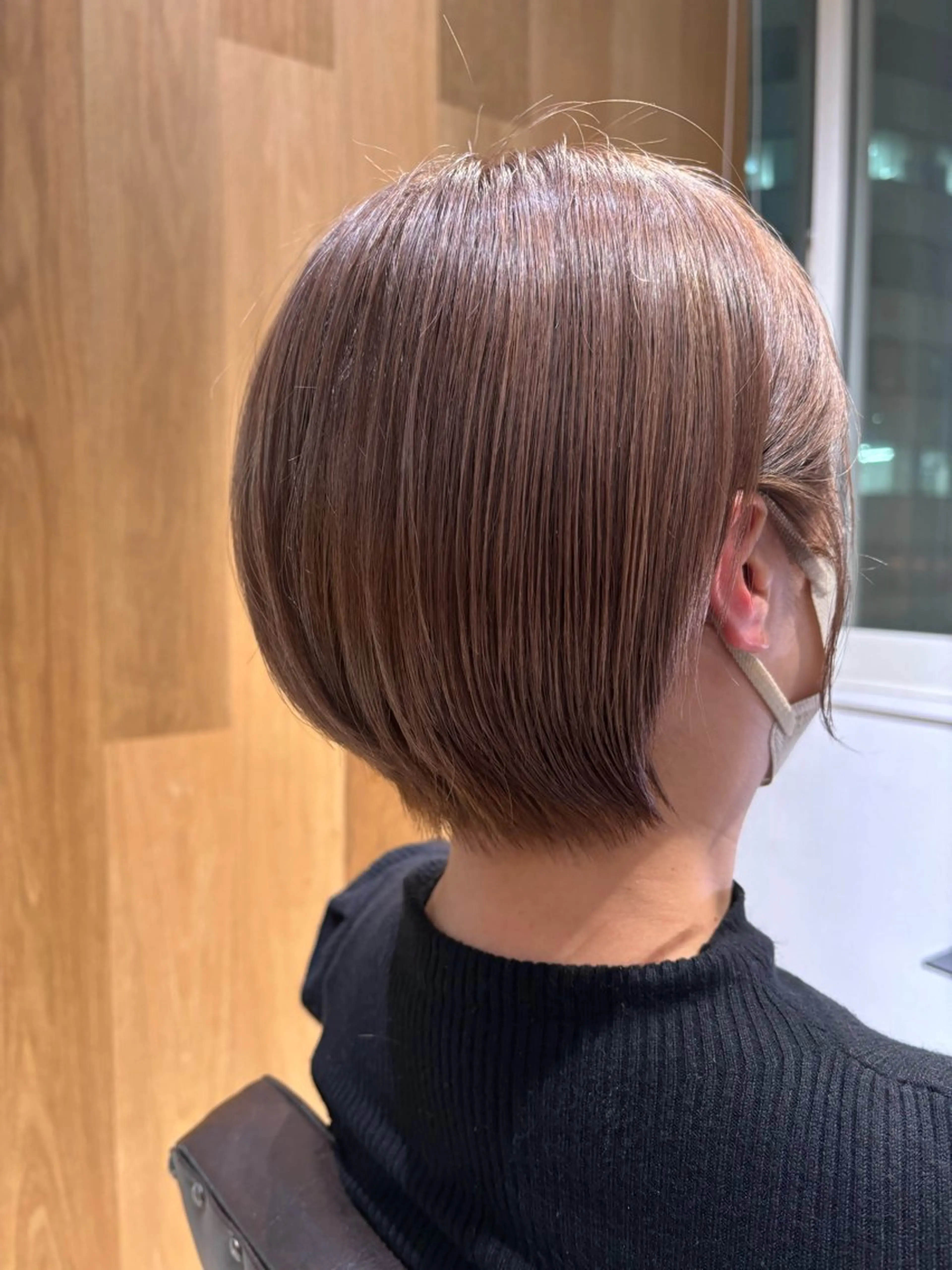 ショート カラー ブリーチ カット ヘアカラー トリートメント natsu fujinoのヘアスタイル