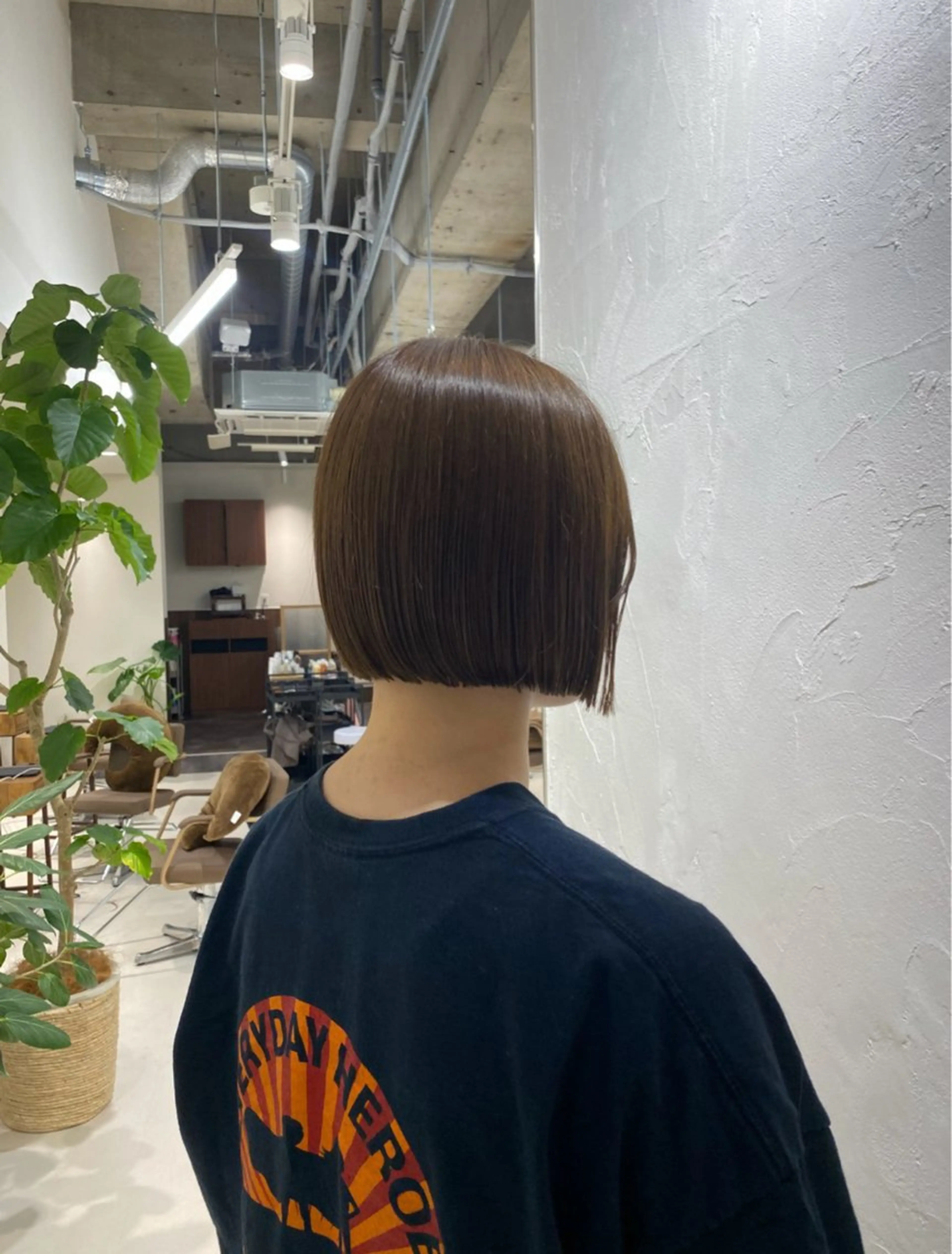 カラー カット トリートメント ボブパーマ／アレンジ Onのヘアスタイル