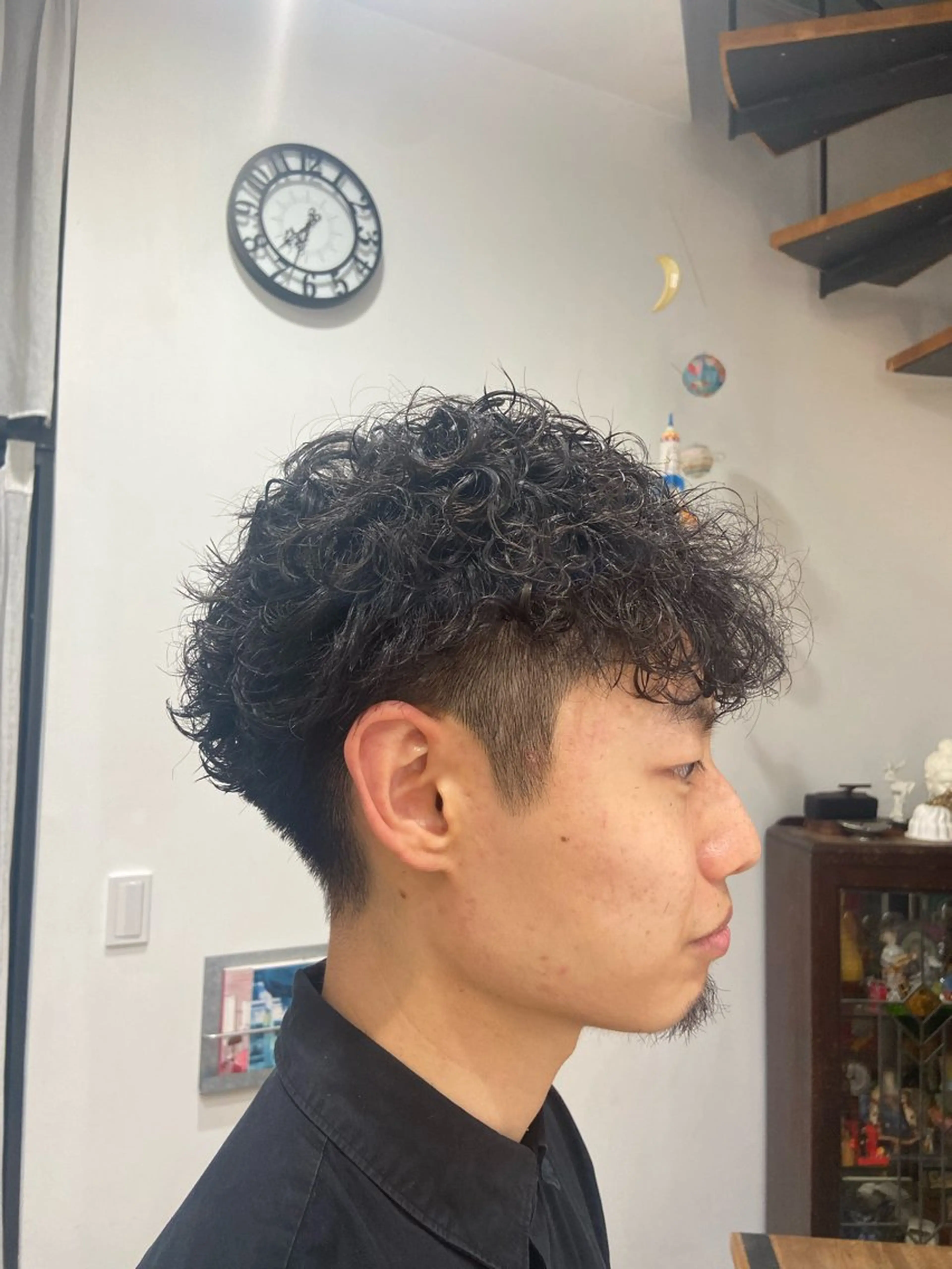 パーマ メンズ スペインカール atelier doux dimanche（アトリエ・ドゥー・ディマンシュ）所属・【メンズカット】 Fukamiのヘアスタイル