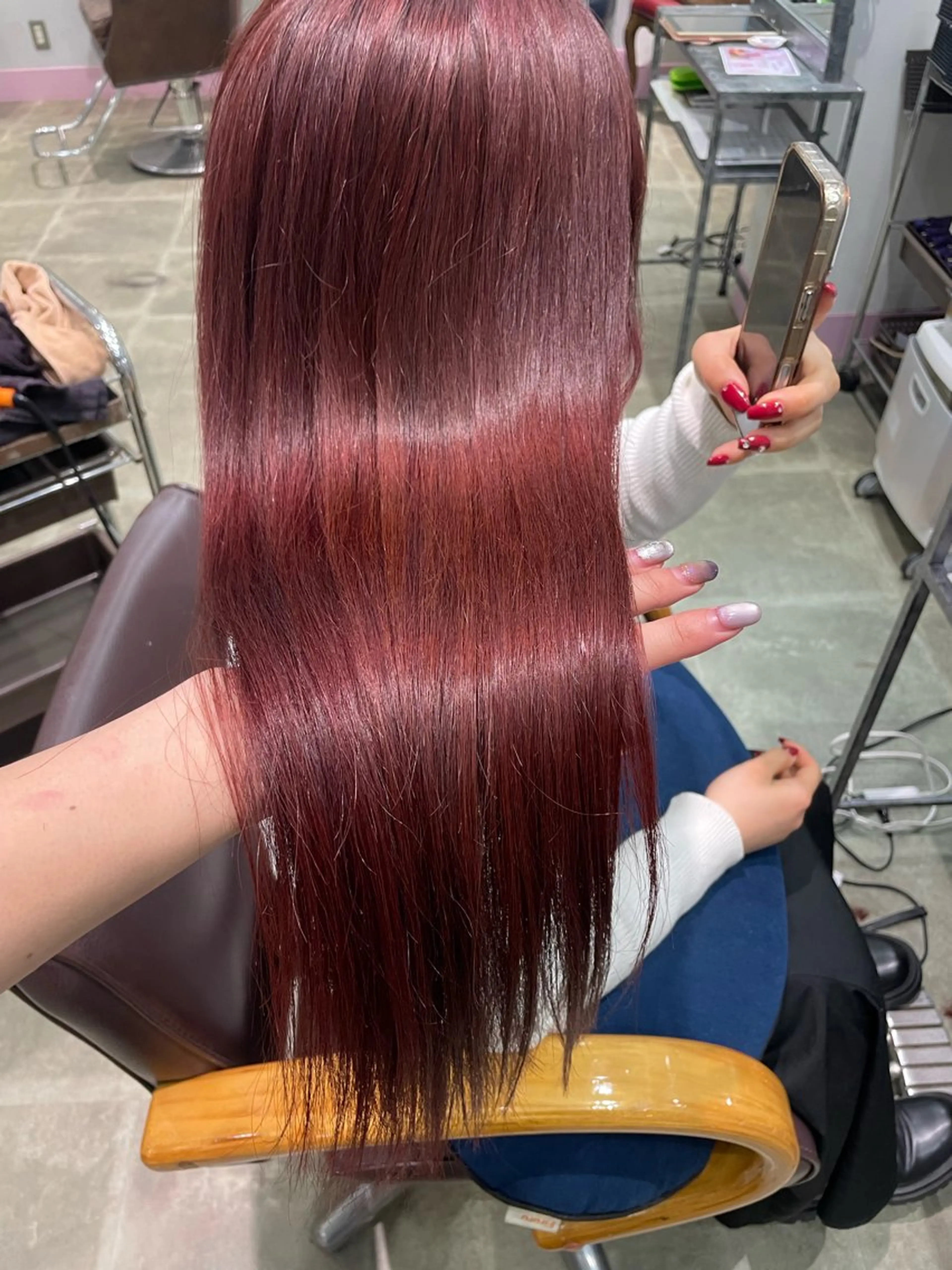 ロング カラー ヘアカラー 艶髪／透明感カラー／ 鈴木 琳太朗のヘアスタイル