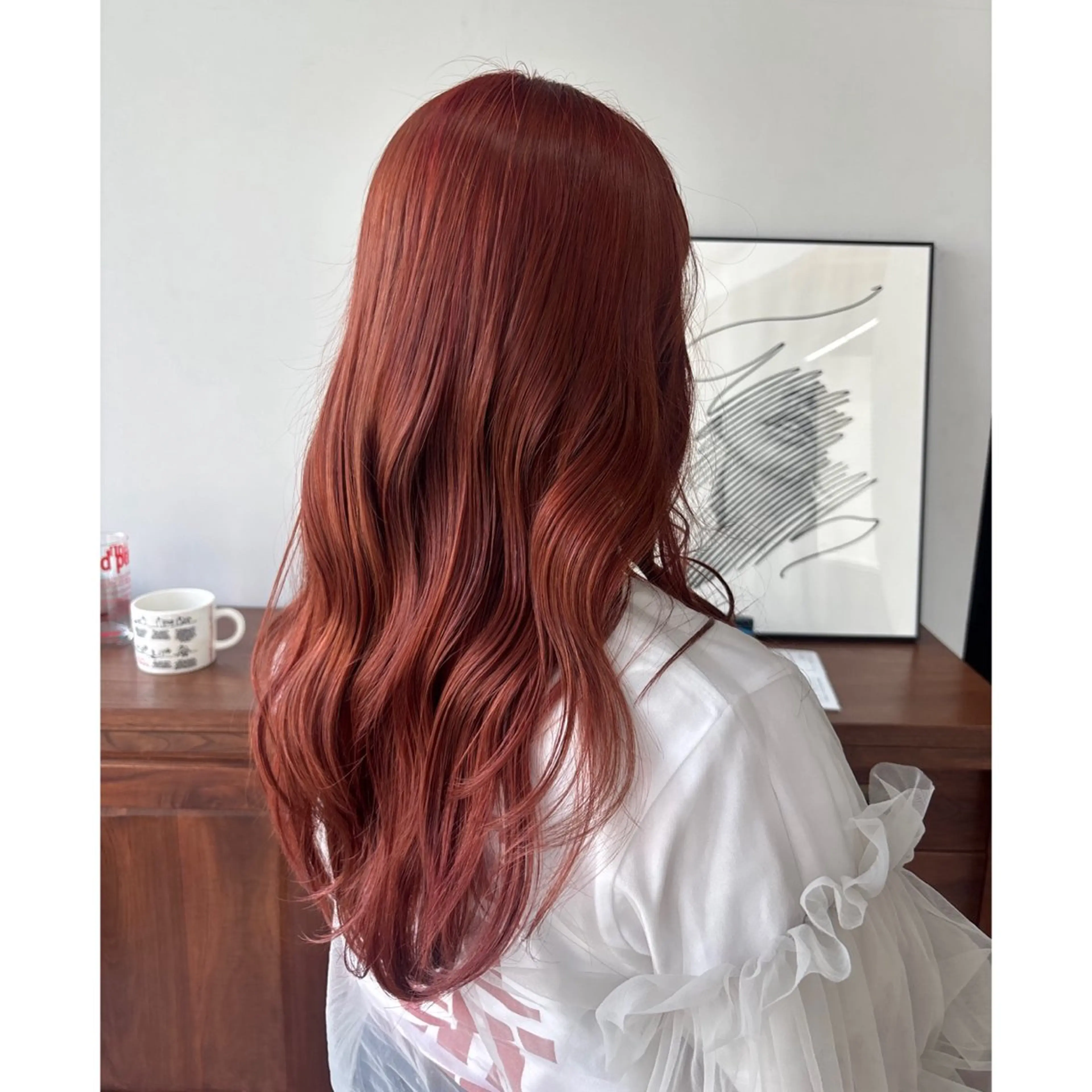 セミロング 池田 晴乃のヘアスタイル