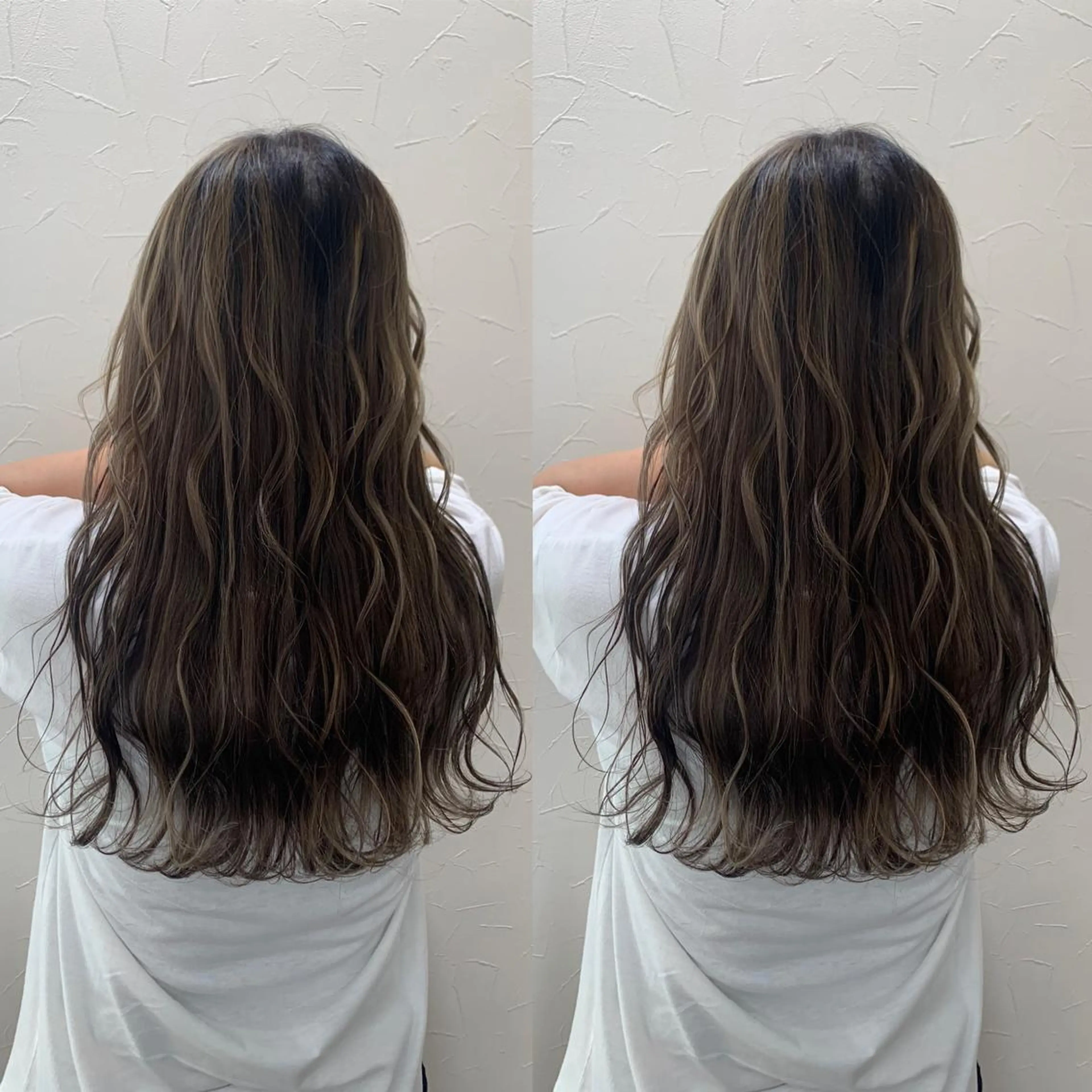 セミロング ハイライト ヘアカラー トリートメント お悩み、似合わせ提案 将真のヘアスタイル