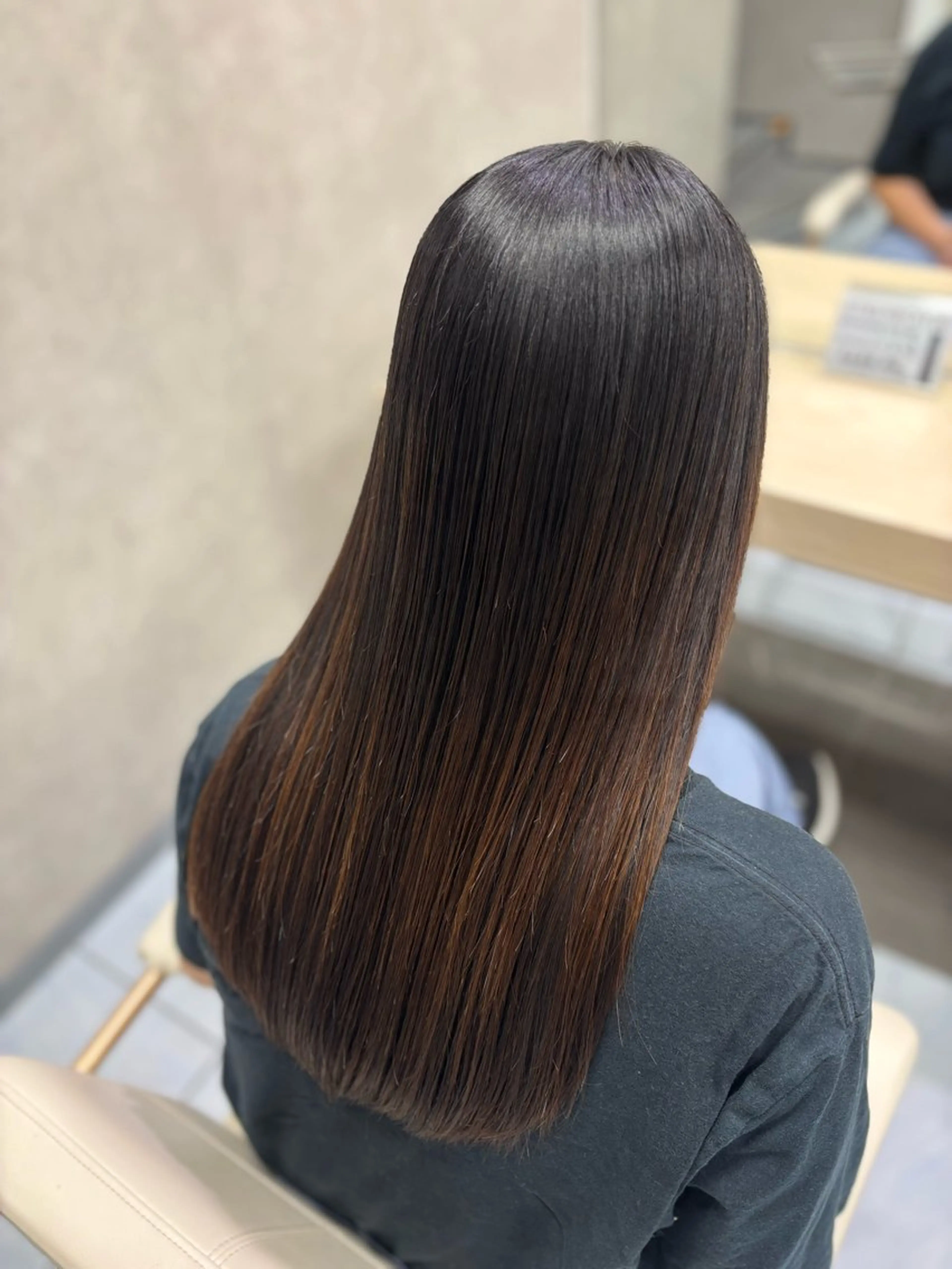 ロング カット 縮毛矯正 メンズ特化韓国風 パーマスタイル/りんのヘアスタイル