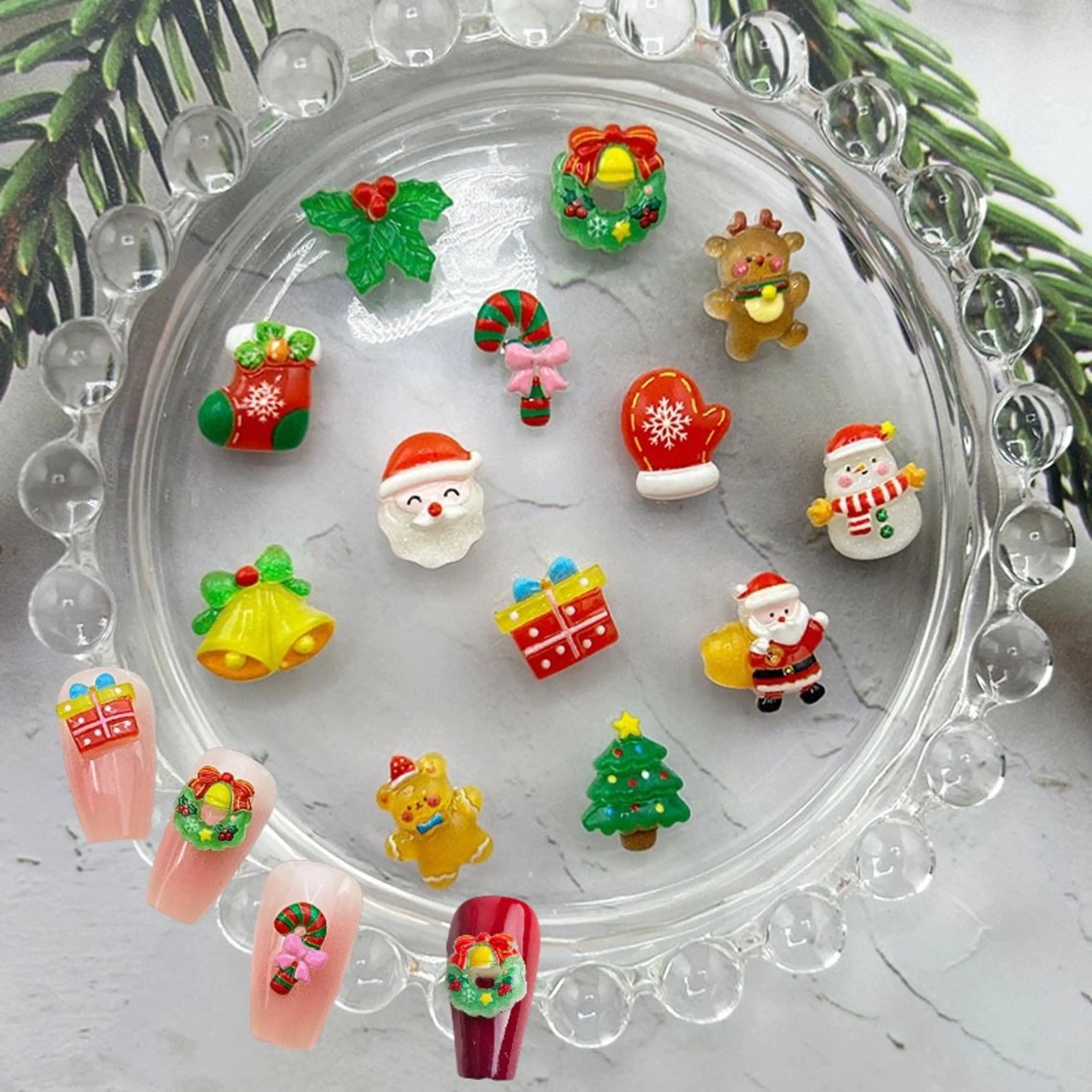 ネイル キラキラネイル 冬ネイル クリスマス Sun Nail サン ネイルサロンのネイルデザイン